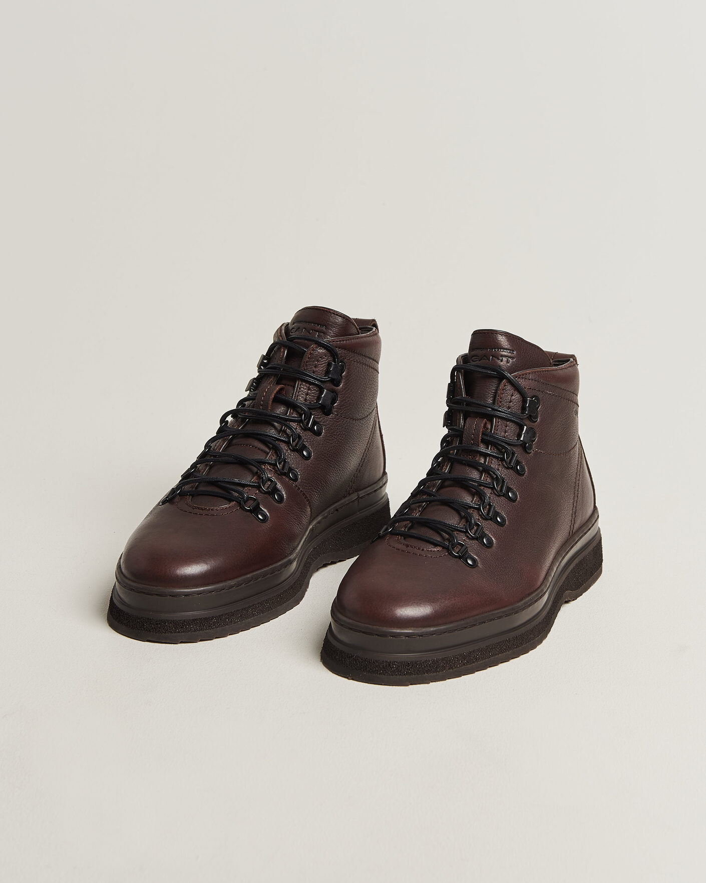 Herren | Boots | Gant | Blistown Shearling Leather Boot Dark Brown