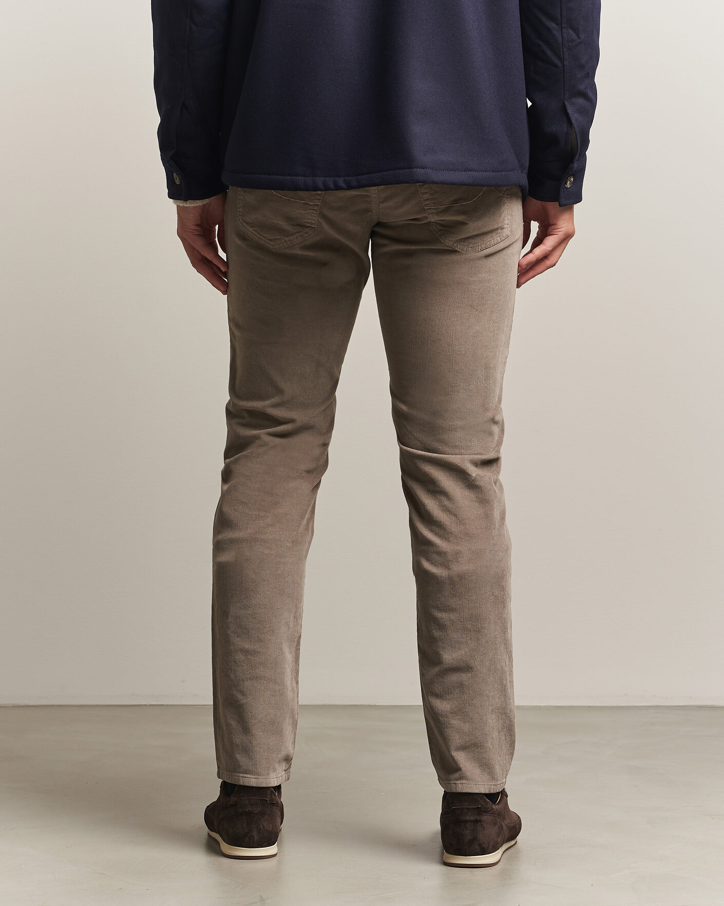 Herren | Hosen | Jacob Cohën | Nick Slim Fit Cotton Trousers Grey