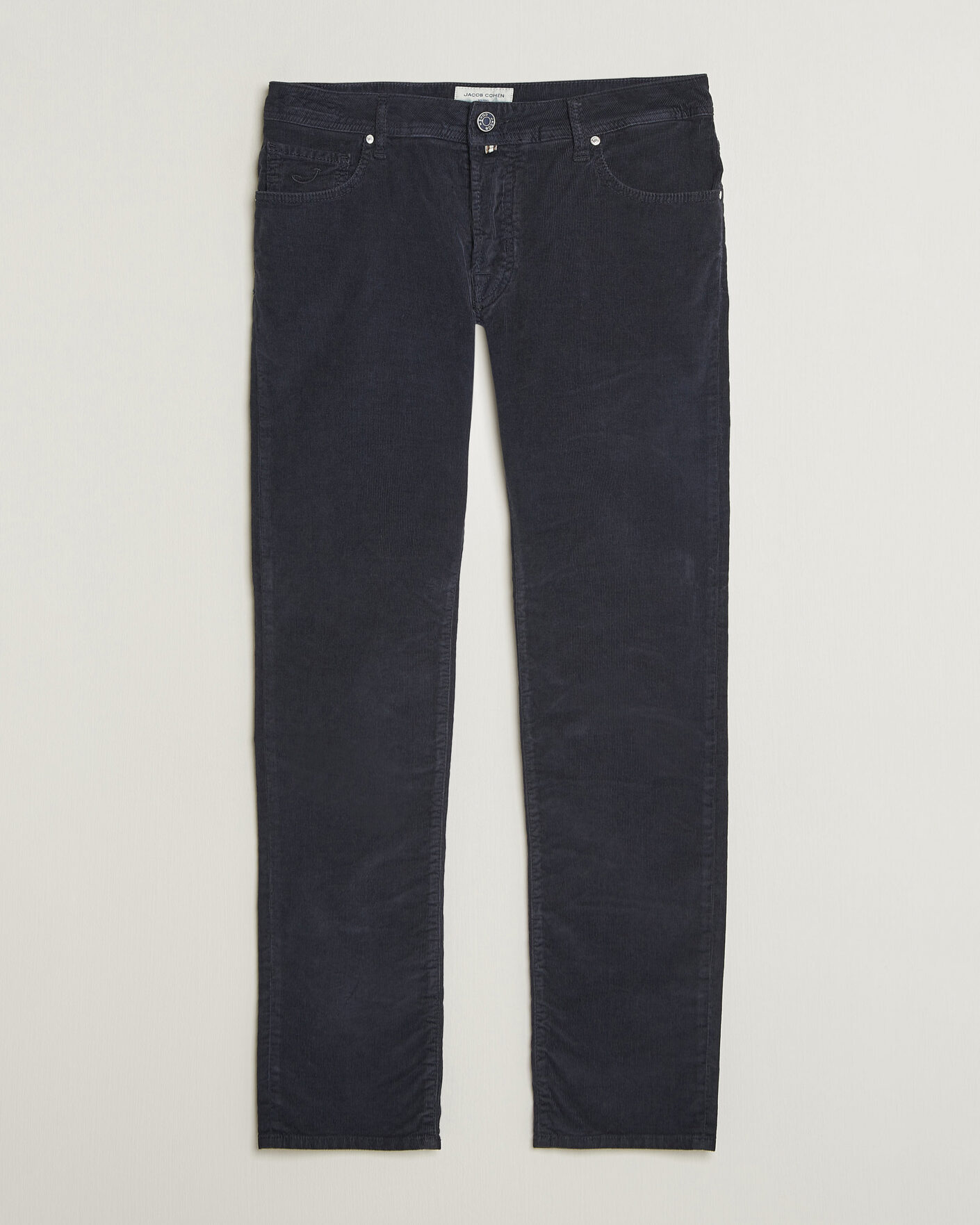 Herren | Hosen | Jacob Cohën | Nick Slim Fit Cotton Trousers Navy