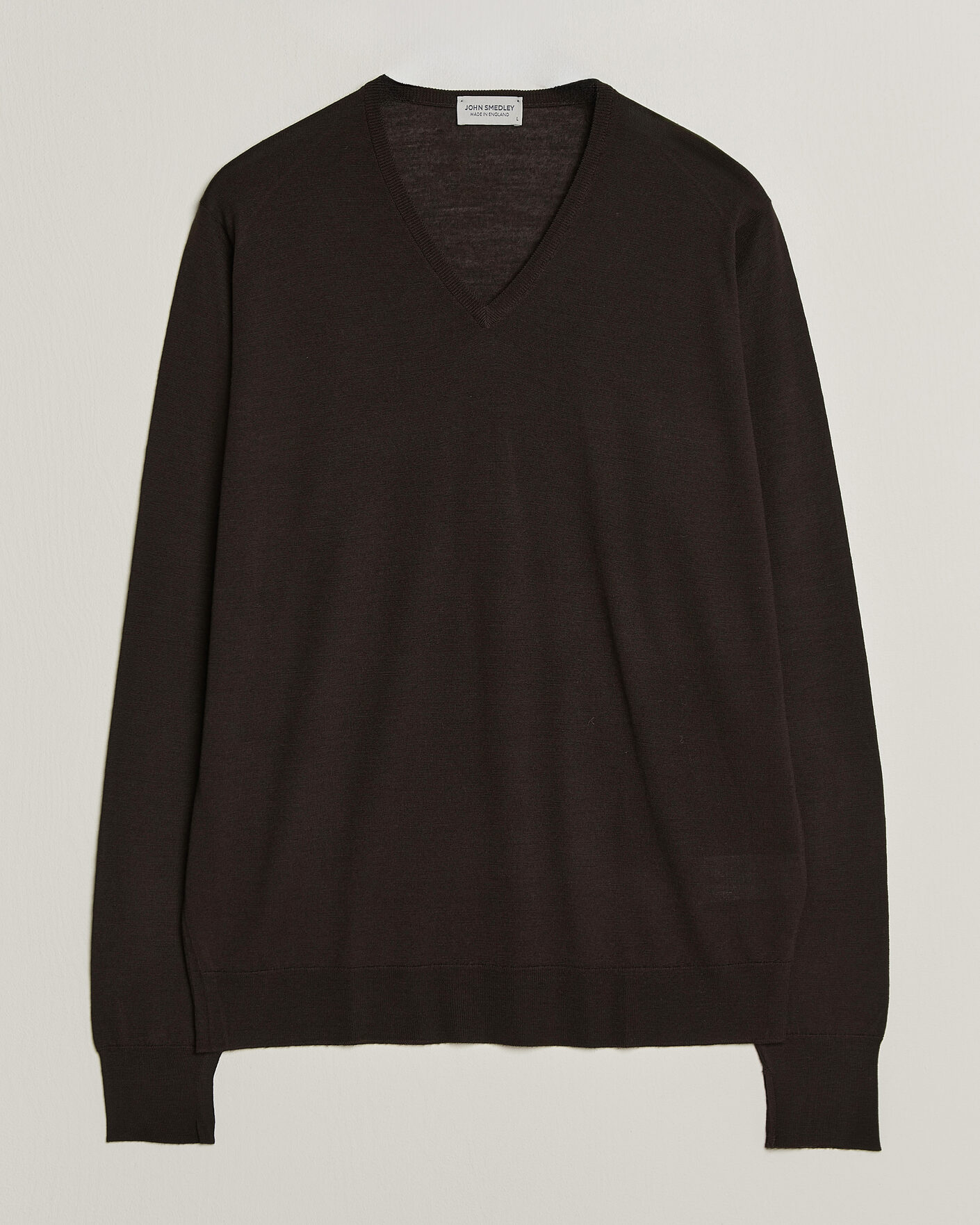 Herren | Pullover | John Smedley | Bobby Extra Fine Merino V-Neck Pullover Faulkner Brown