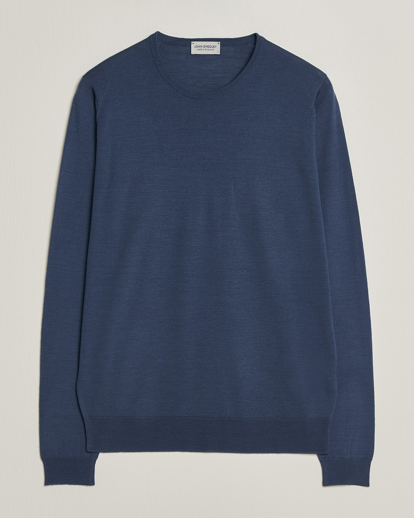 Herren | Pullover | John Smedley | Lundy Extra Fine Merino Crew Neck Teal Firth