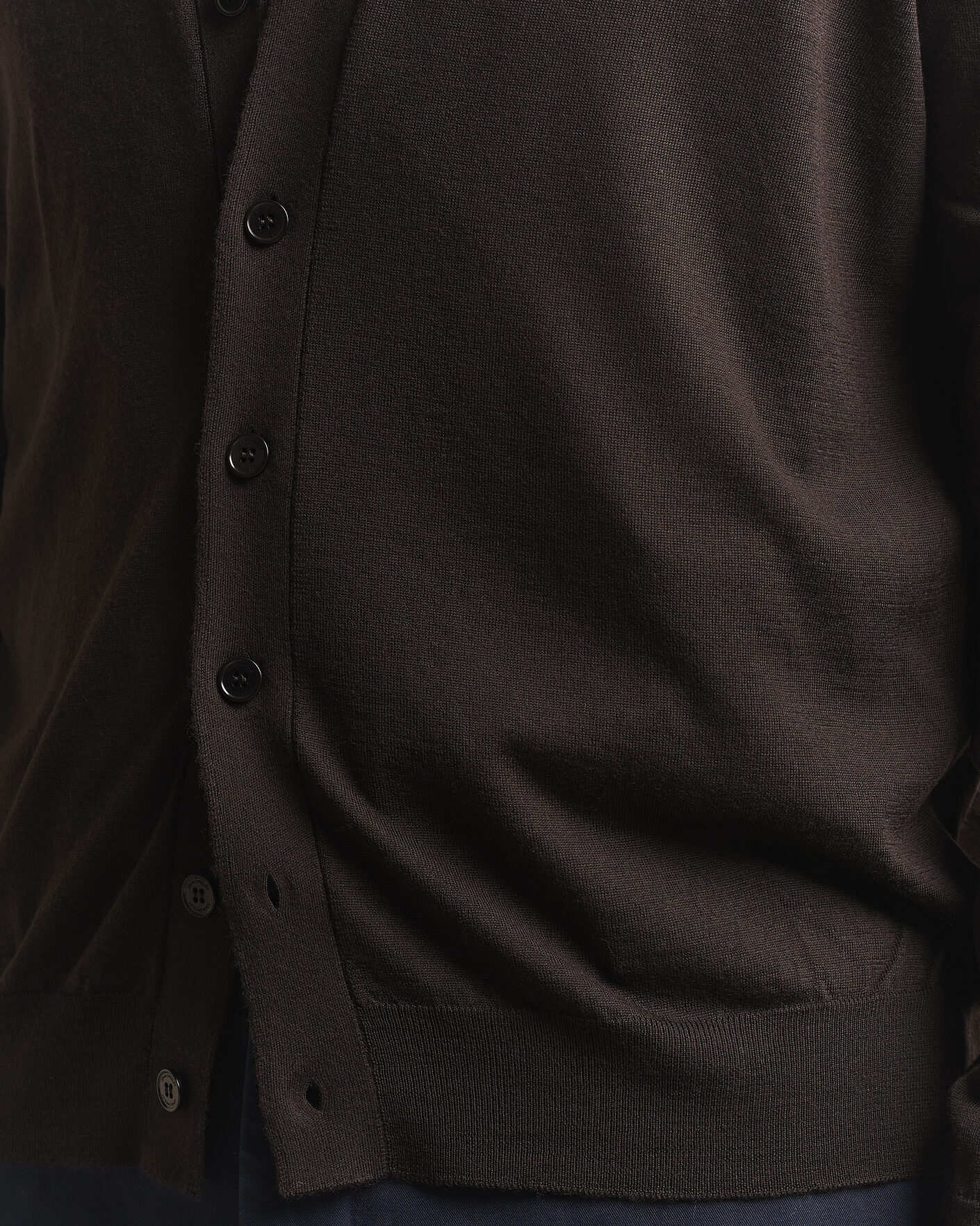 Herren | Pullover | John Smedley | Bradrick Extra Fine Merino Cardigan Faulkner Brown