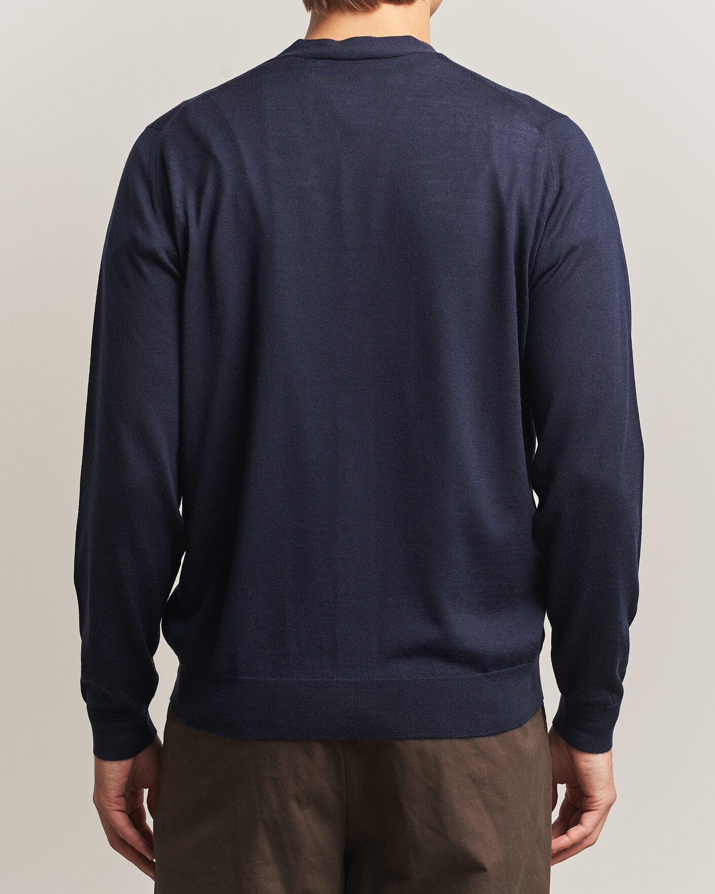 Herren | Pullover | John Smedley | Bradrick Extra Fine Merino Cardigan Midnight