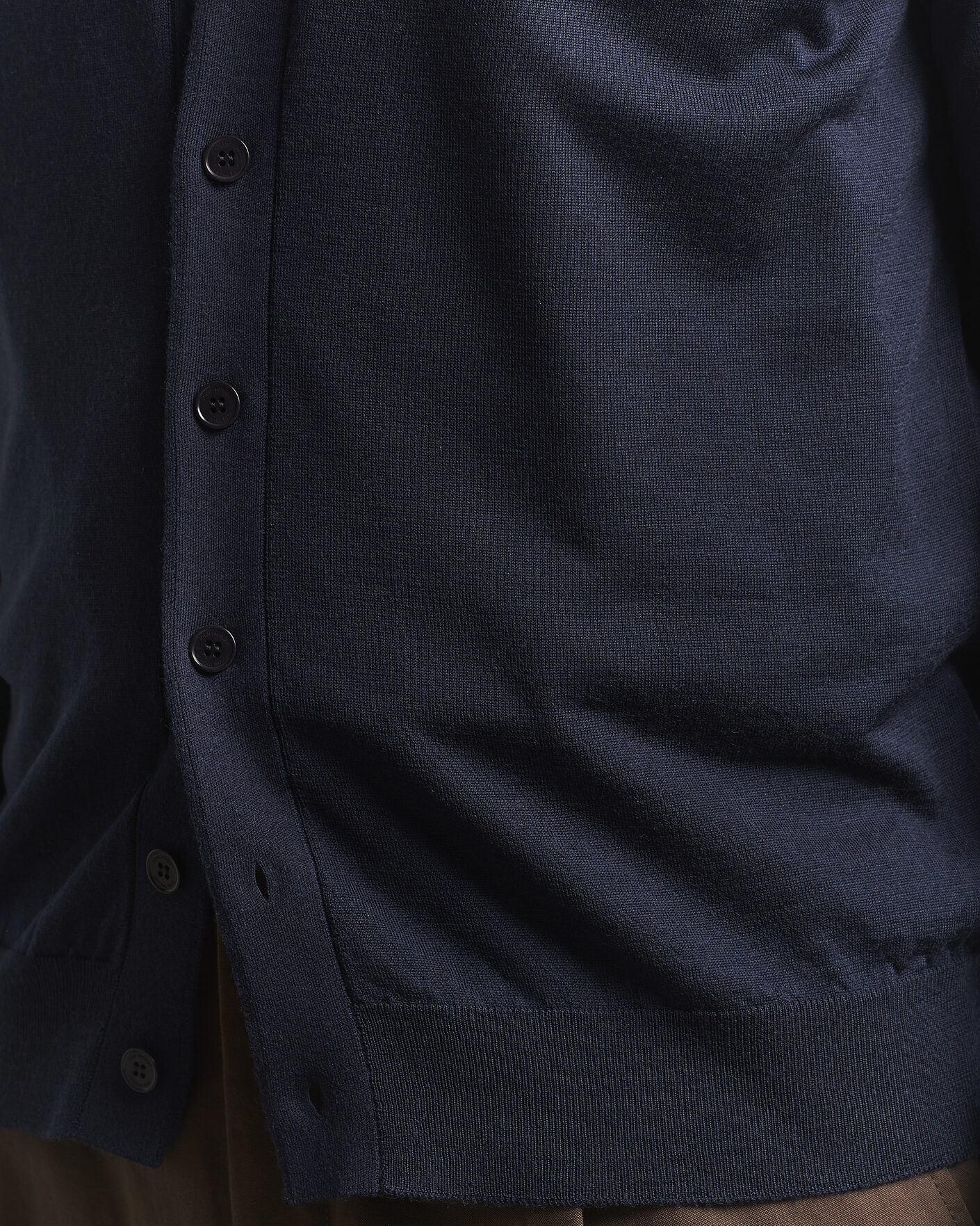 Herren | Pullover | John Smedley | Bradrick Extra Fine Merino Cardigan Midnight