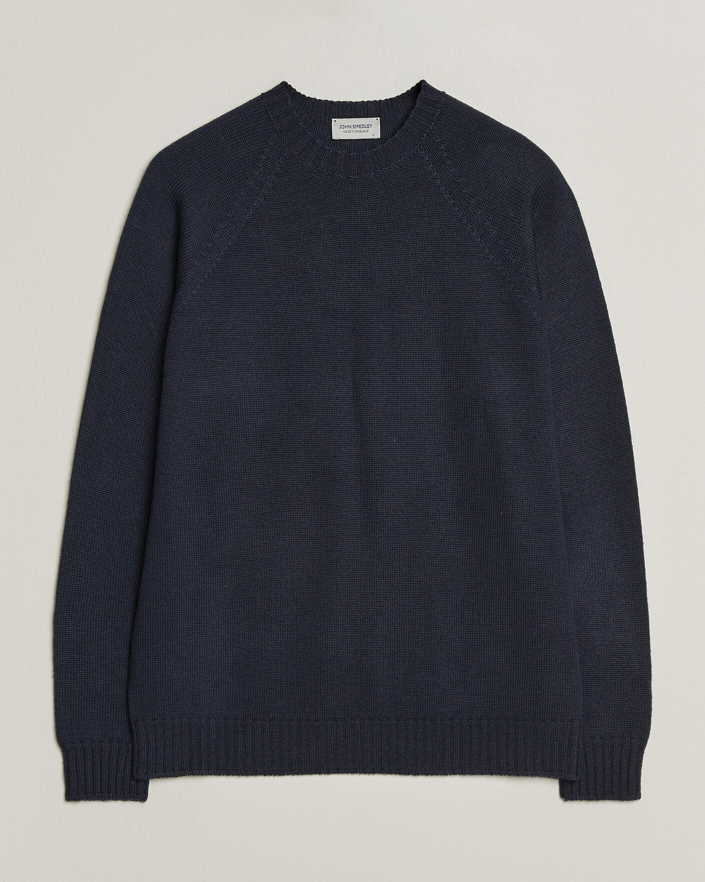 Herren | Pullover | John Smedley | Denver Extra Fine Merino Crew Neck Midnight