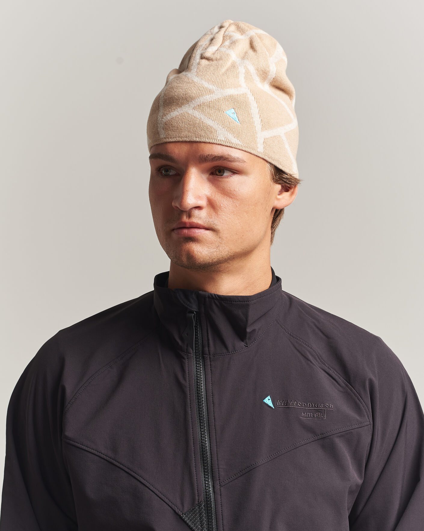 Herren | Mützen | Klättermusen | Finn Beanie Warm Sand