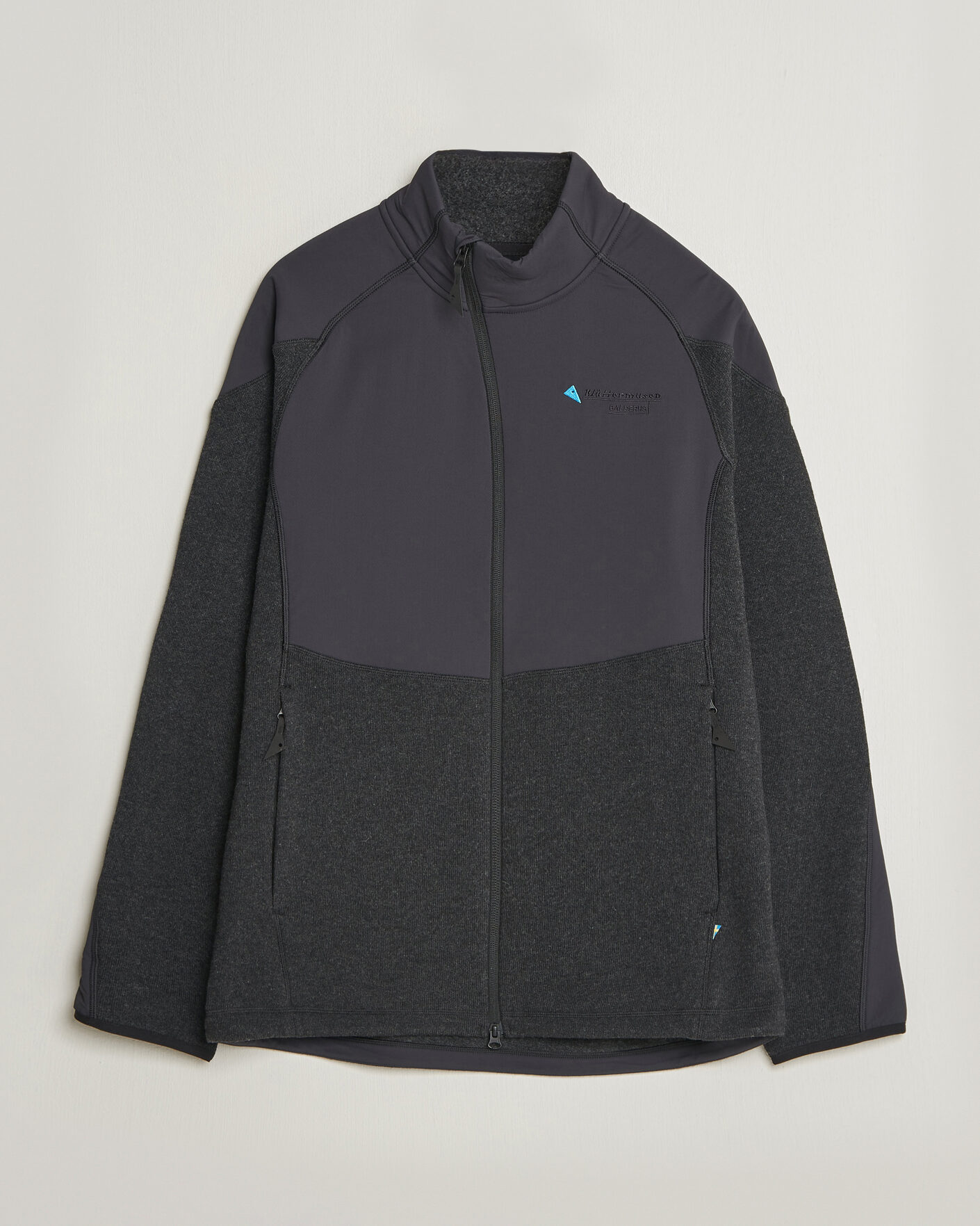 Herren | Pullover | Klättermusen | Balderus Wool Fleece Hood Jacket Black