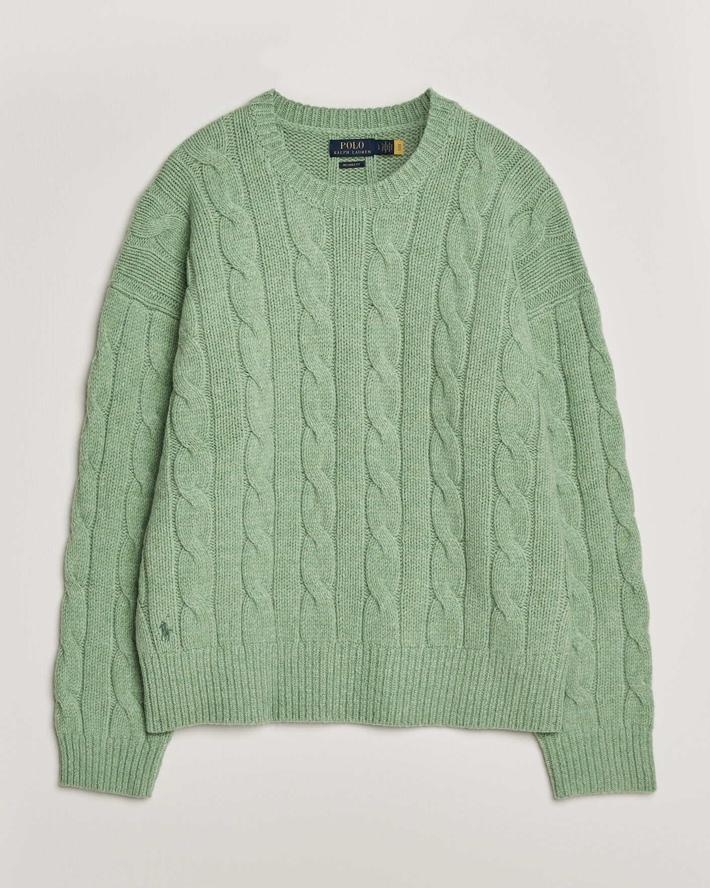 Herren | Pullover | Polo Ralph Lauren | Exploded Cabel Sweater Sprouting Green