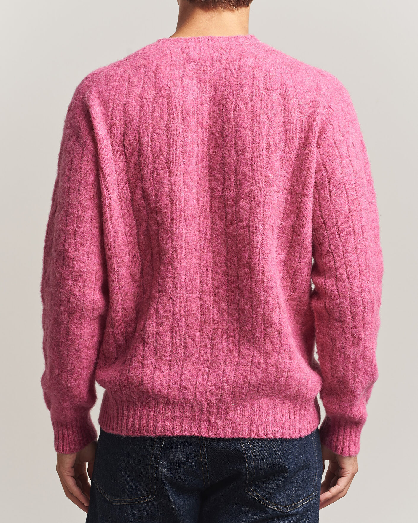 Herren | Pullover | Polo Ralph Lauren | Shaggy Cable Merino Pullover Thulian Pink Heather