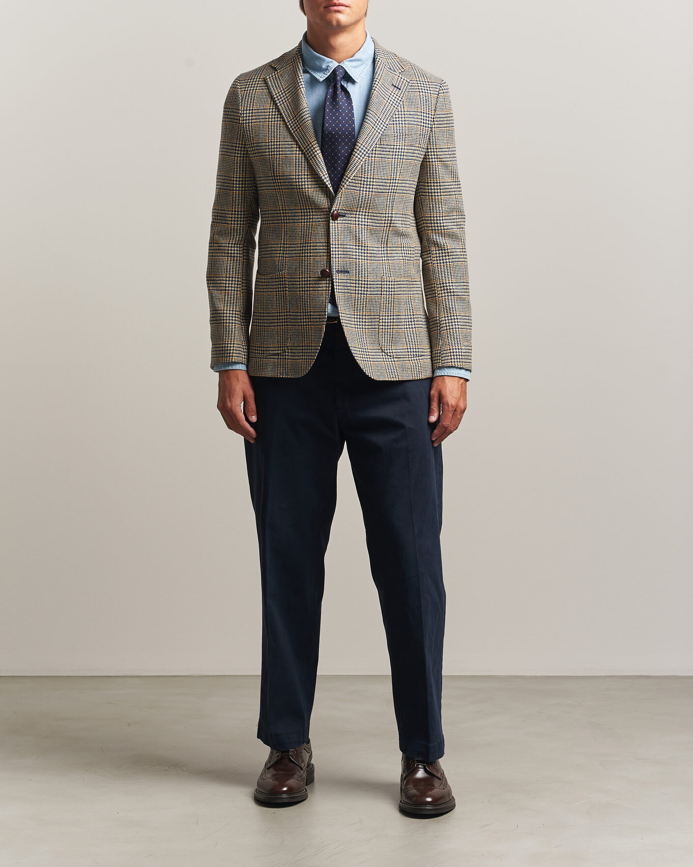 Herren | Sakkos | Morris | Merino Cashmere Blazer Blue