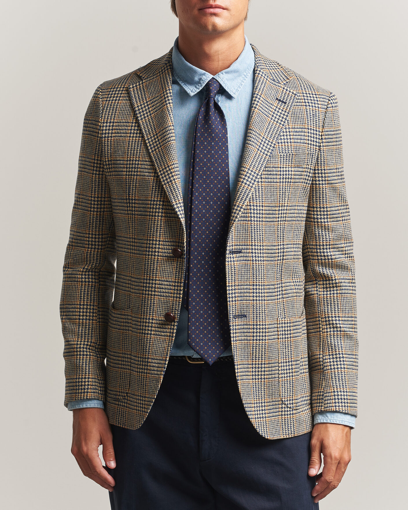 Herren | Sakkos | Morris | Merino Cashmere Blazer Blue