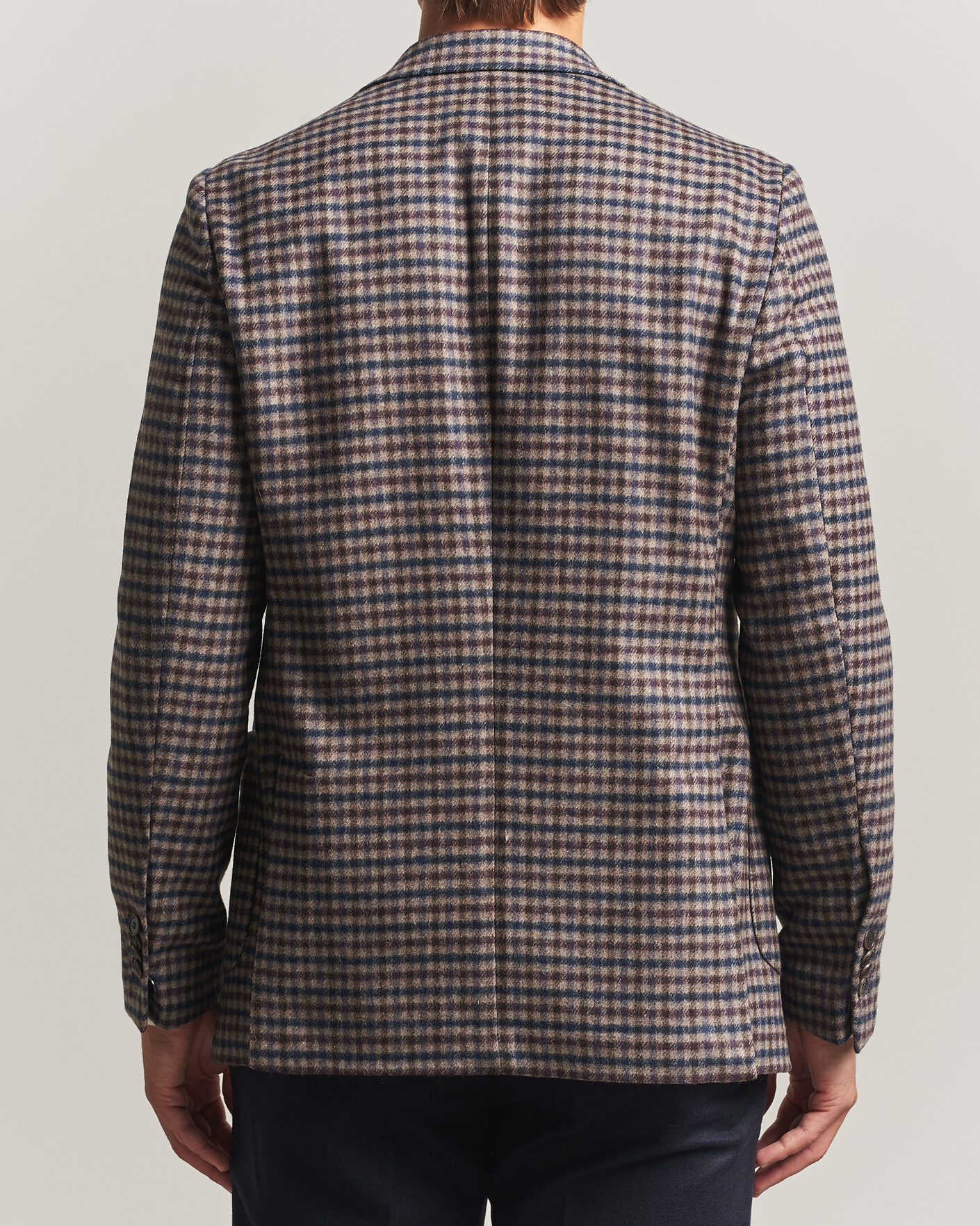 Herren | Sakkos | Morris | Soft Check Blazer Brown