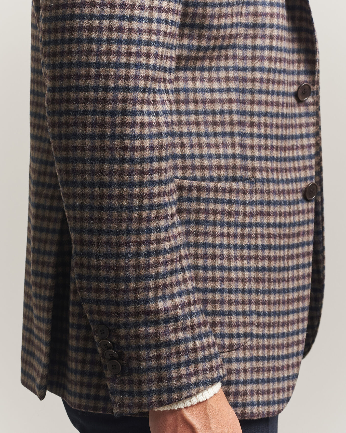Herren | Sakkos | Morris | Soft Check Blazer Brown
