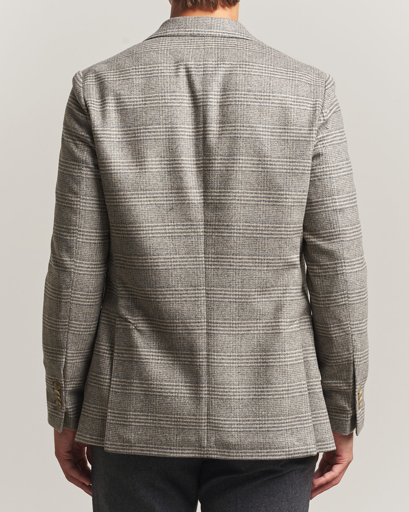 Herren | Sakkos | Morris | Soft Glencheck Blazer Brown