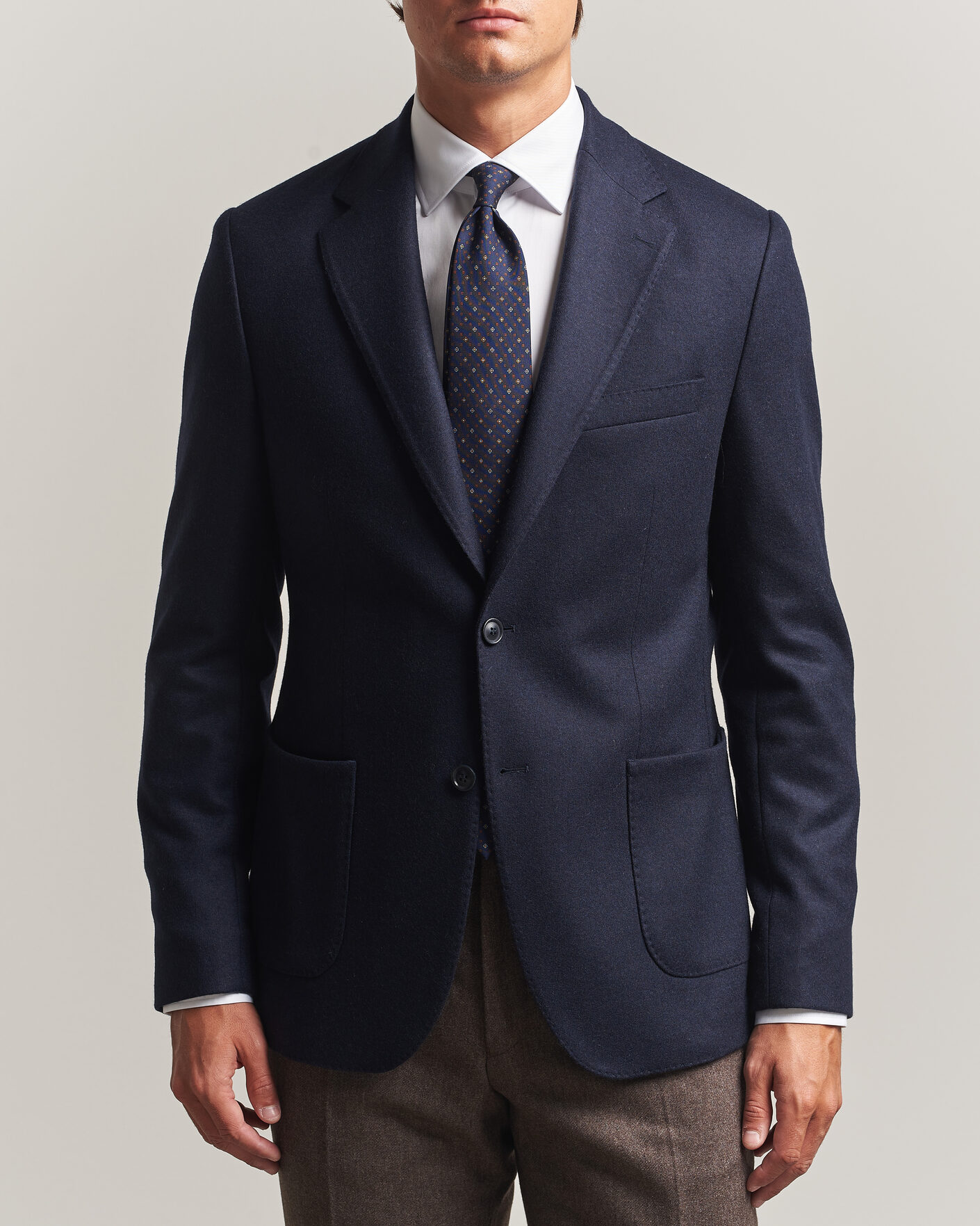 Herren | Sakkos | Morris | Wool Jersey Blazer Navy