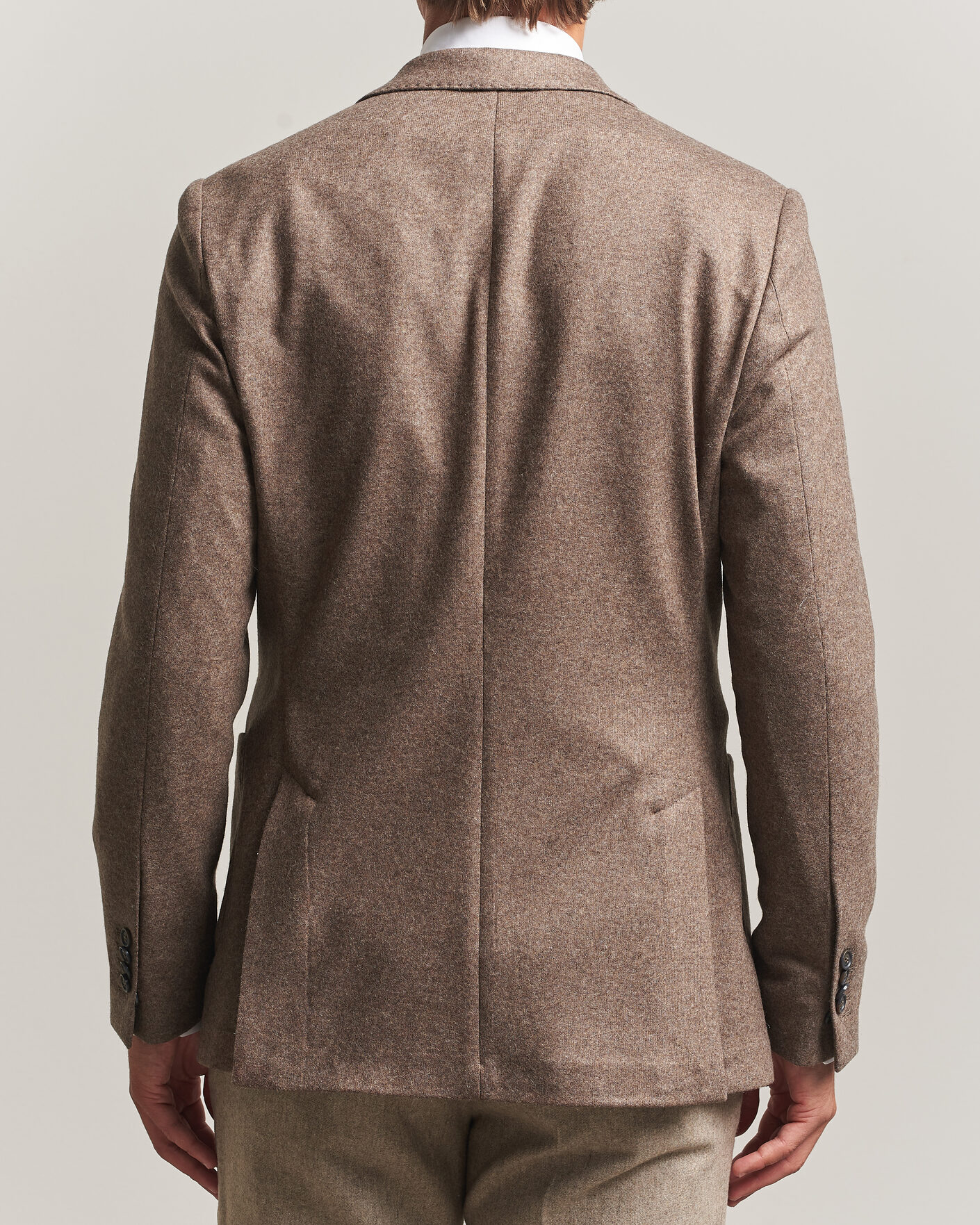 Herren | Sakkos | Morris | Wool Jersey Blazer Brown