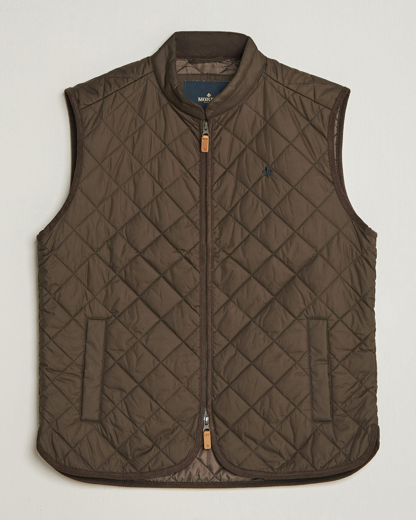 Herren | Westen | Morris | Teddy Quilted Vest Brown