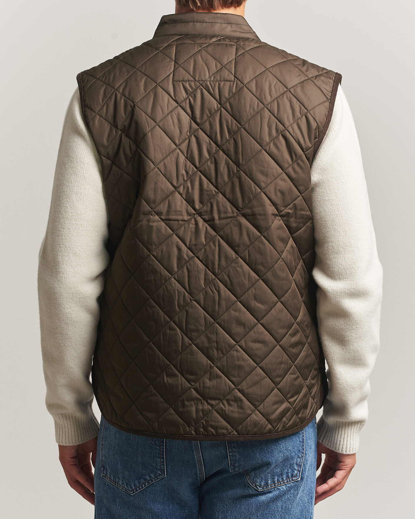 Herren | Westen | Morris | Teddy Quilted Vest Brown