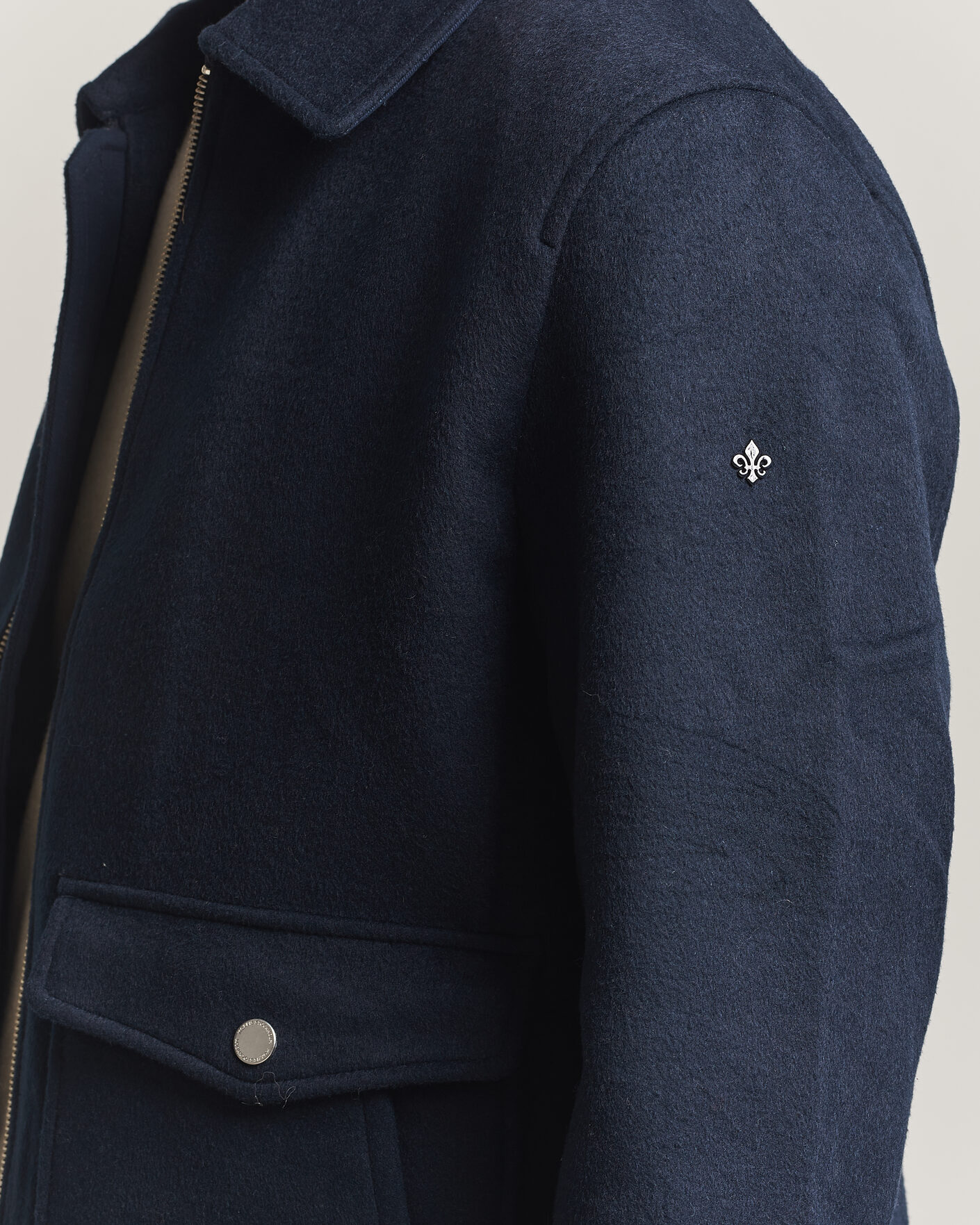 Herren | Jacken | Morris | Wallace Wool Jacket Blue