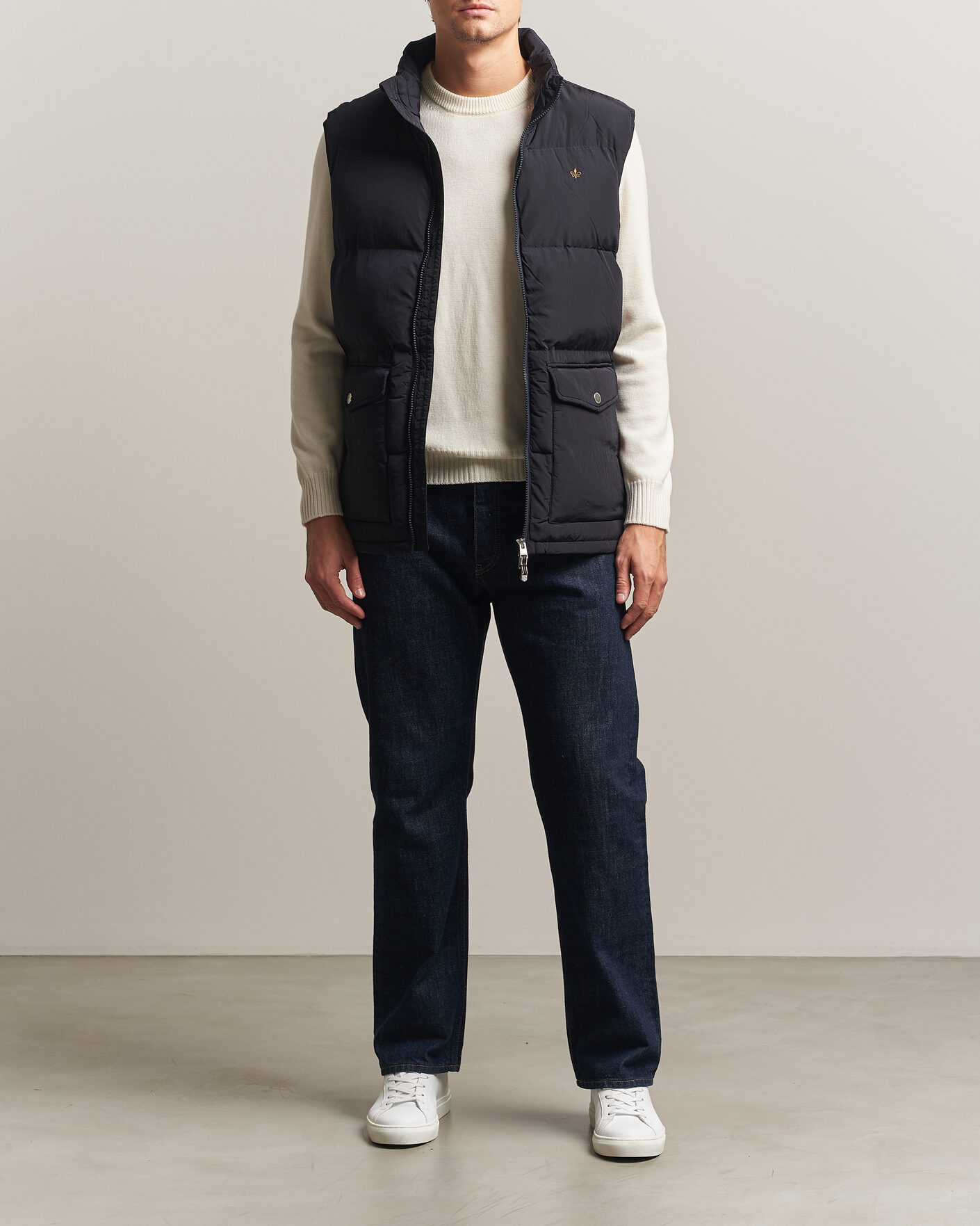 Herren | Westen | Morris | Lennox Puffer Vest Blue
