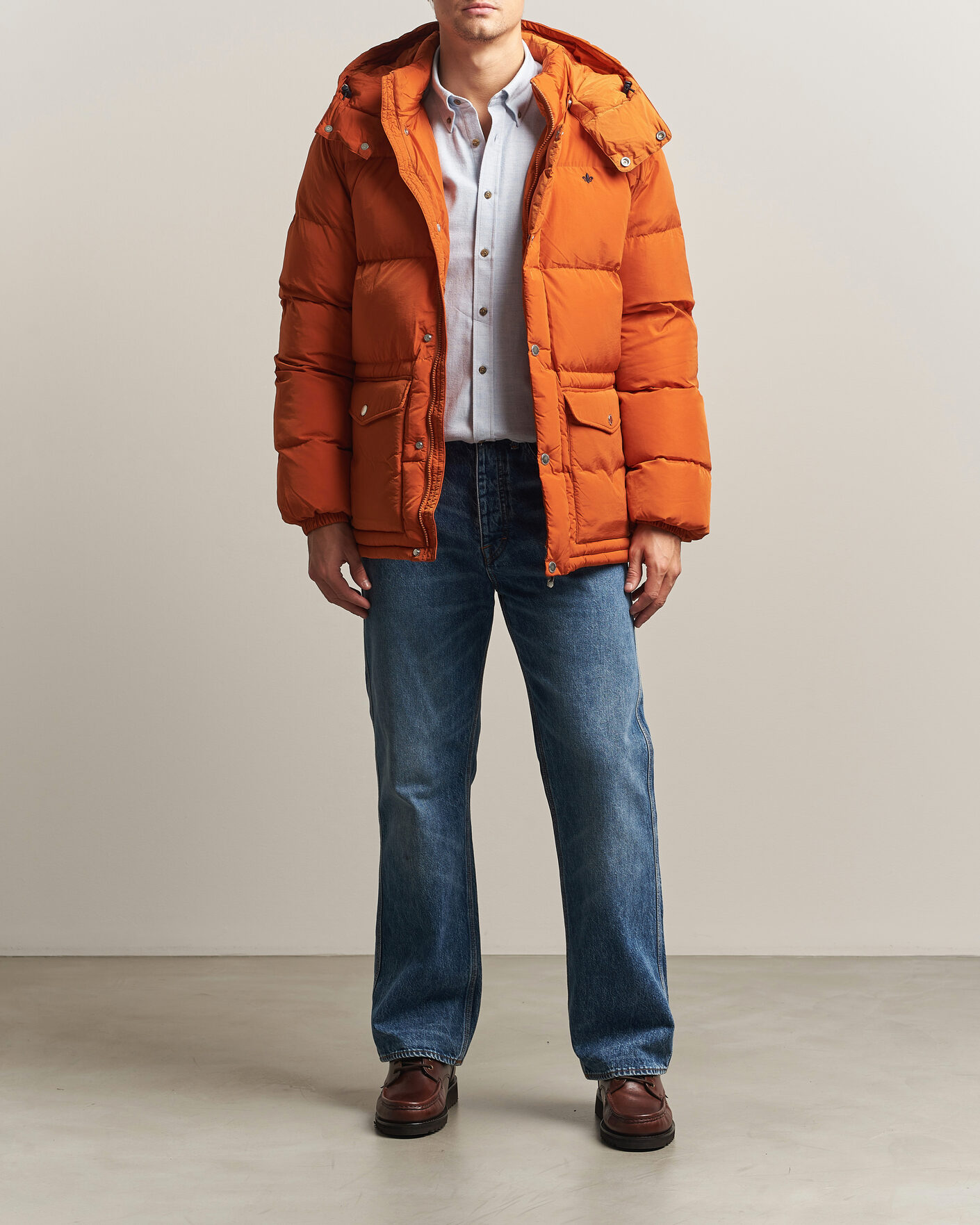 Herren | Jacken | Morris | Lennox Puffer Jacket Orange