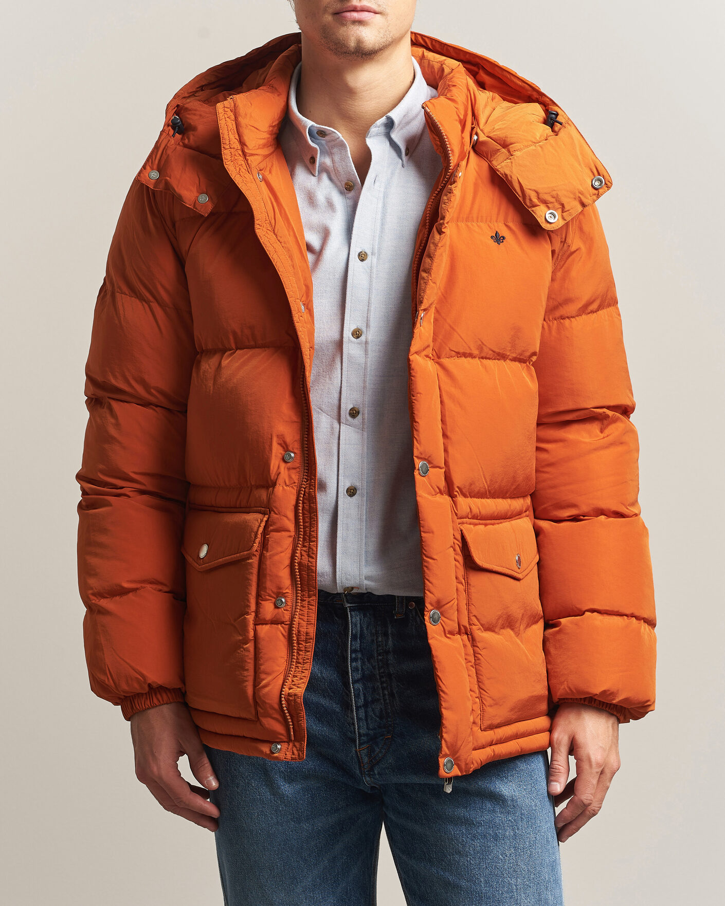 Herren | Jacken | Morris | Lennox Puffer Jacket Orange