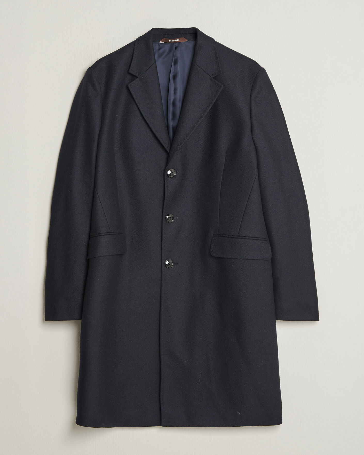 Herren | Jacken | Morris | Ben Wool Coat Navy