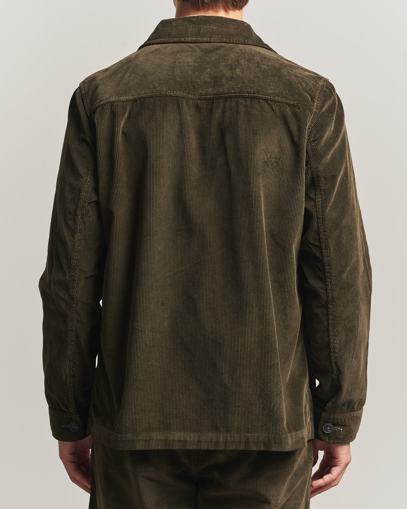 Herren | Hemden | Morris | Fenix Cord Shirt Jacket Olive