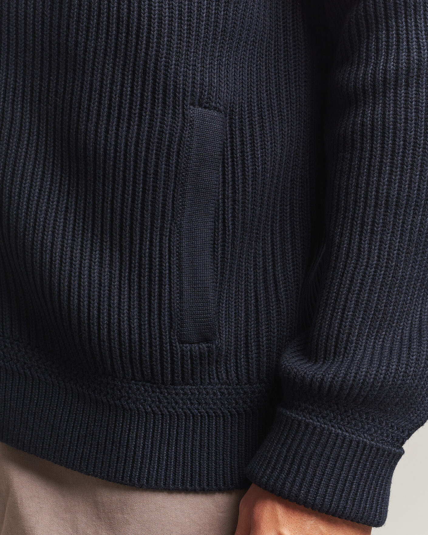 Herren | Pullover | Morris | Duncan Zip Cardigan Old Blue