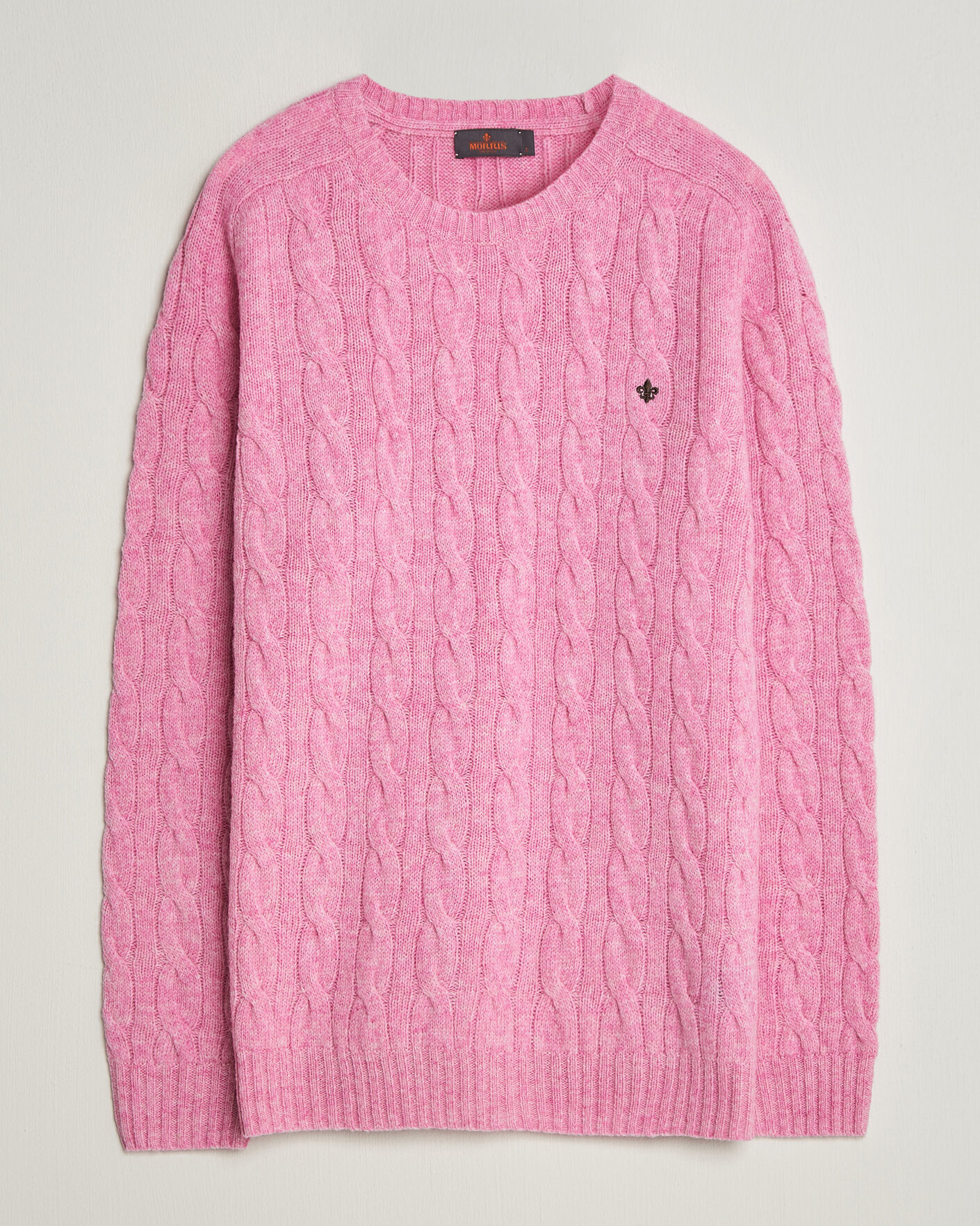 Herren | Pullover | Morris | Archard Cable Sweater Pink