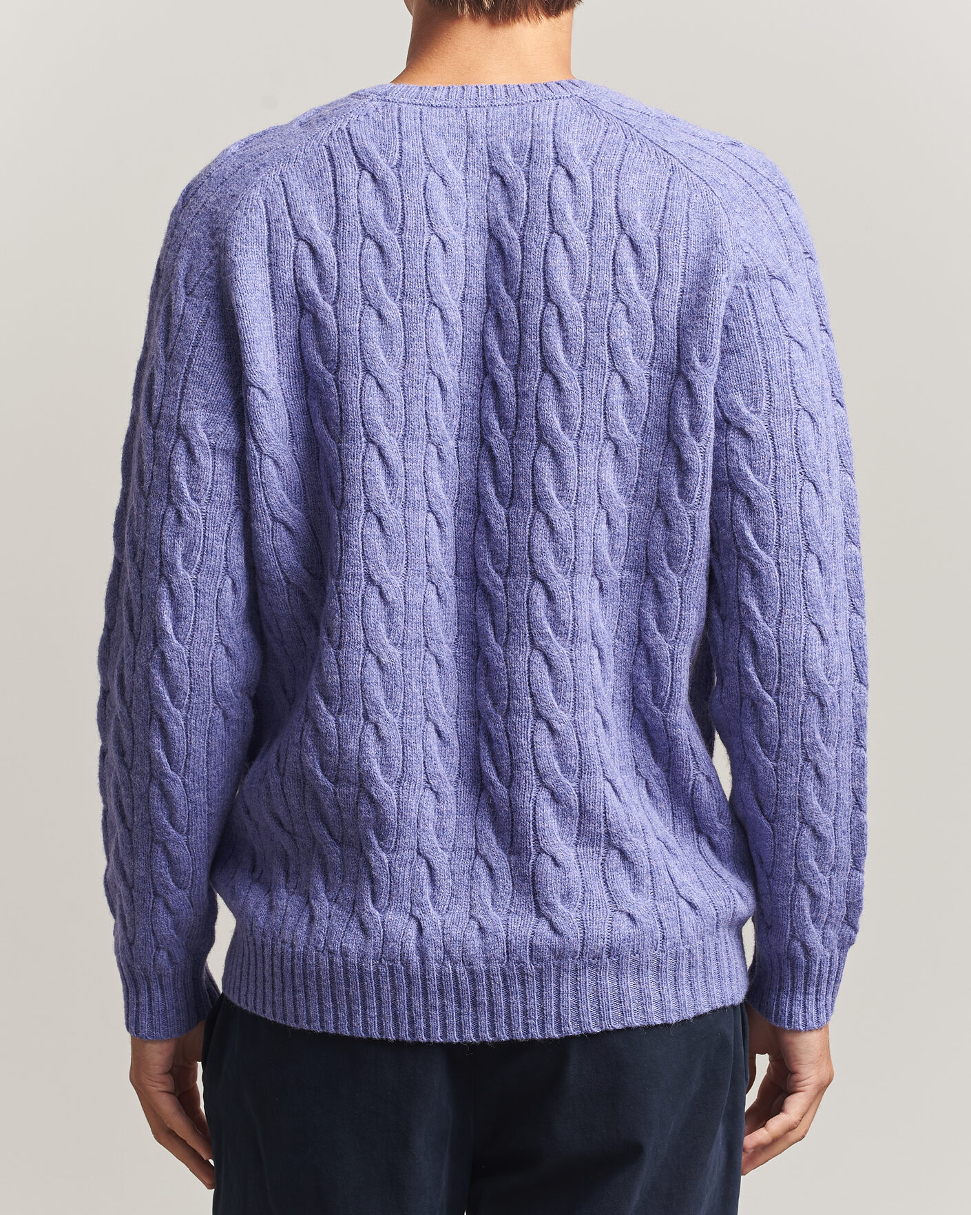 Herren | Pullover | Morris | Archard Cable Sweater Purple