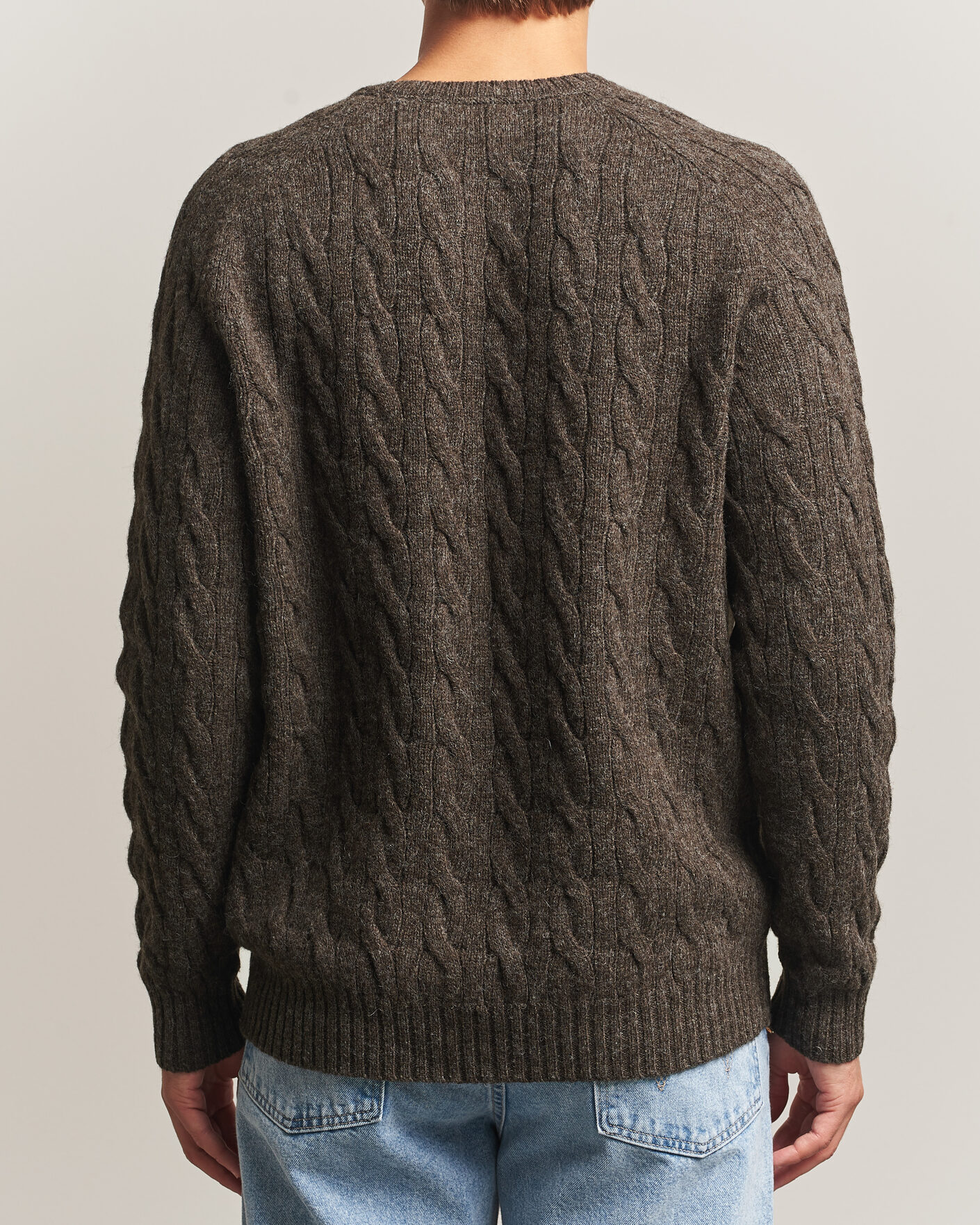 Herren | Pullover | Morris | Archard Cable Sweater Brown