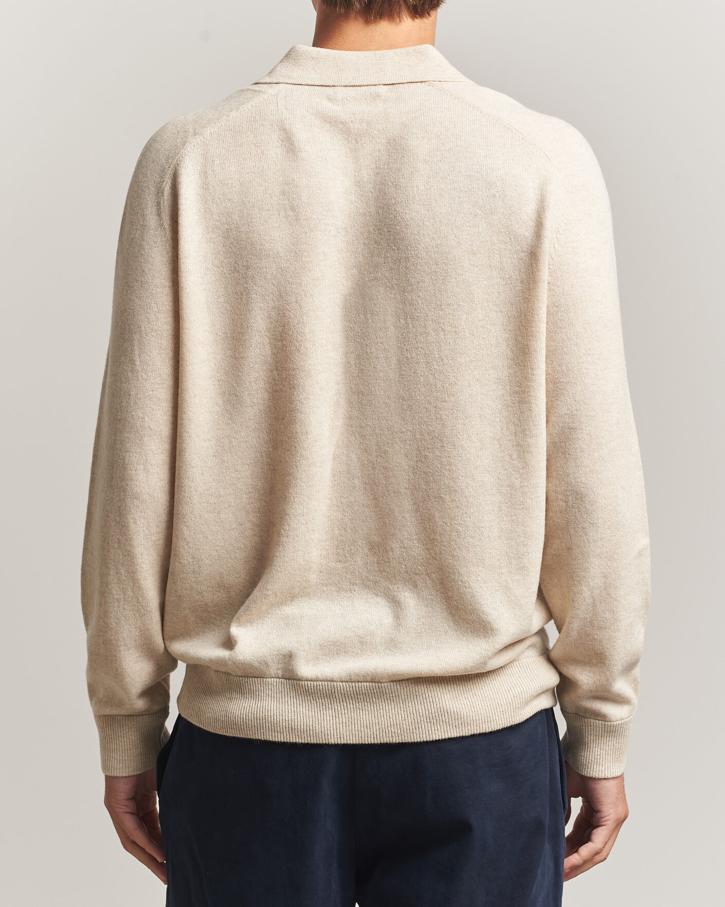 Herren | Pullover | Morris | Wilfred Cashmere Resort Polo Off White