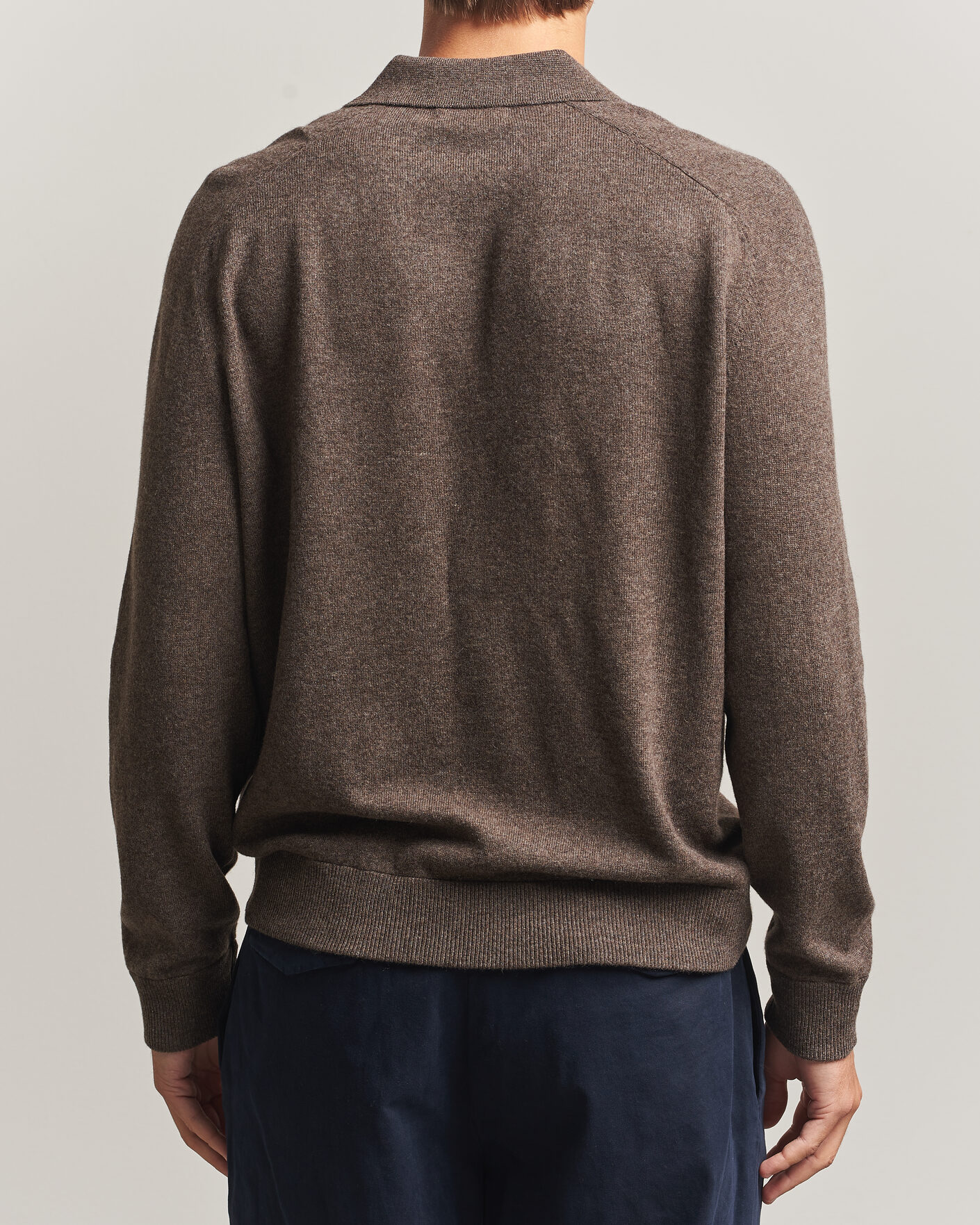 Herren | Pullover | Morris | Wilfred Cashmere Resort Polo Brown