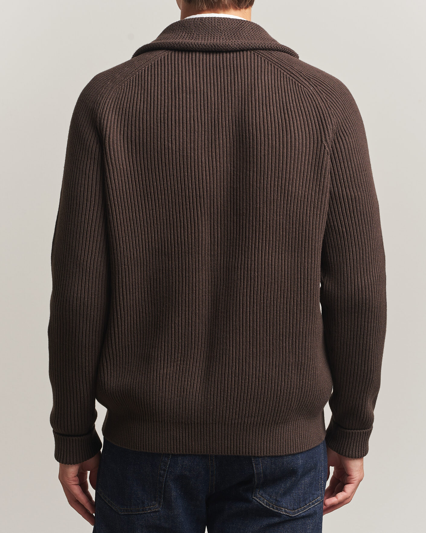 Herren | Pullover | Morris | Brayden Shawl Cardigan Brown