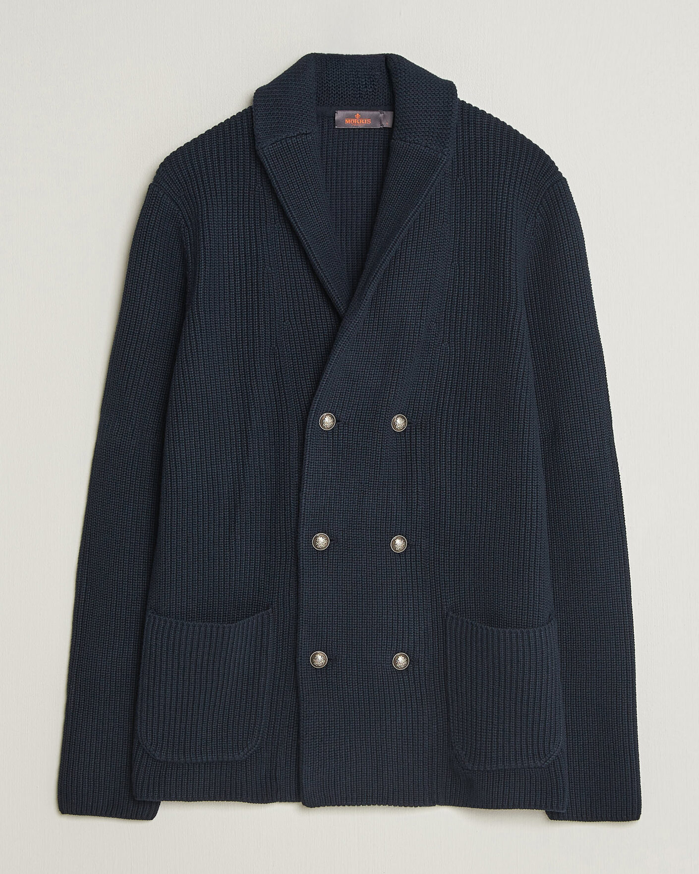Herren | Pullover | Morris | Brayden DB Shawl Cardigan Navy