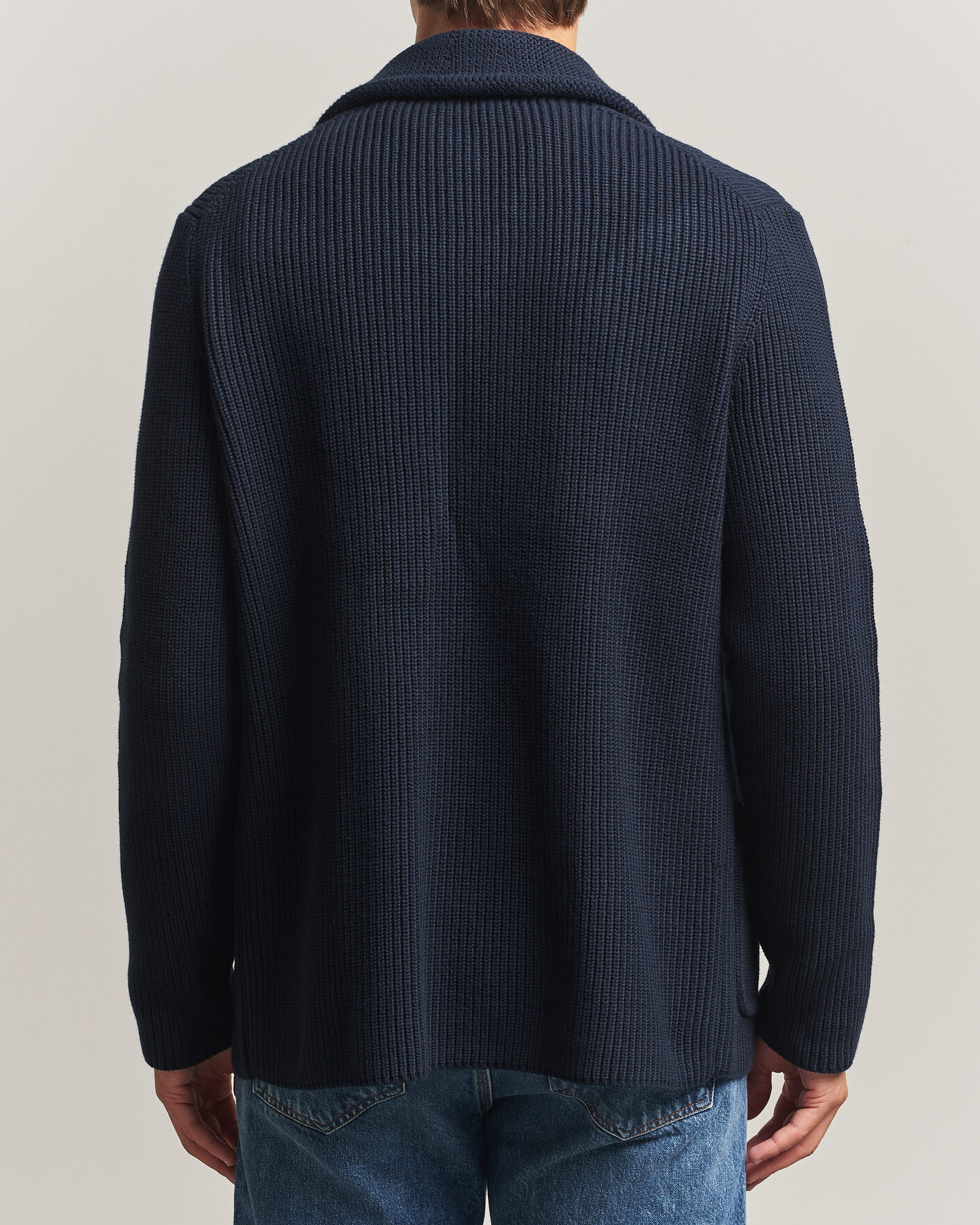 Herren | Pullover | Morris | Brayden DB Shawl Cardigan Navy