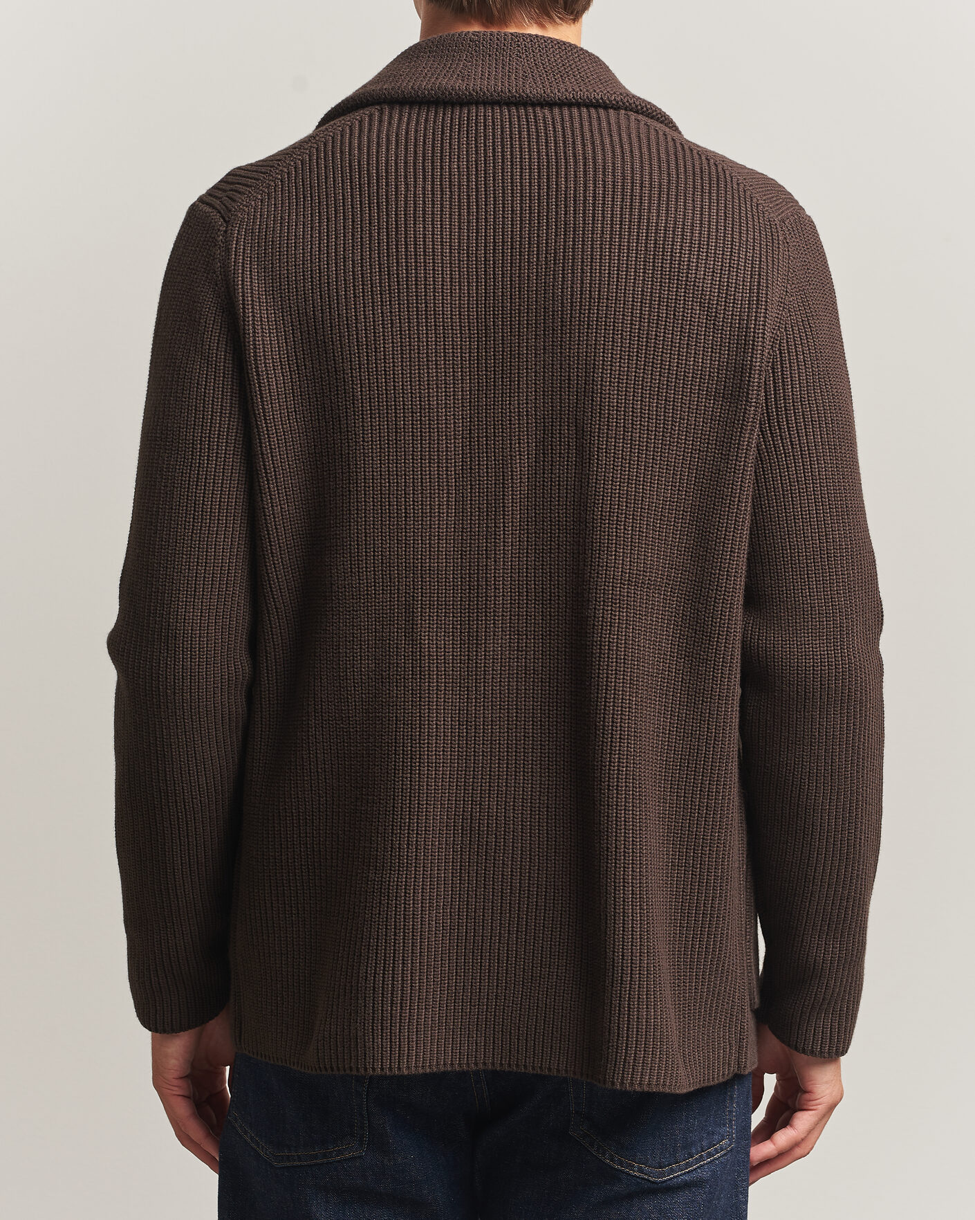 Herren | Pullover | Morris | Brayden DB Shawl Cardigan Brown