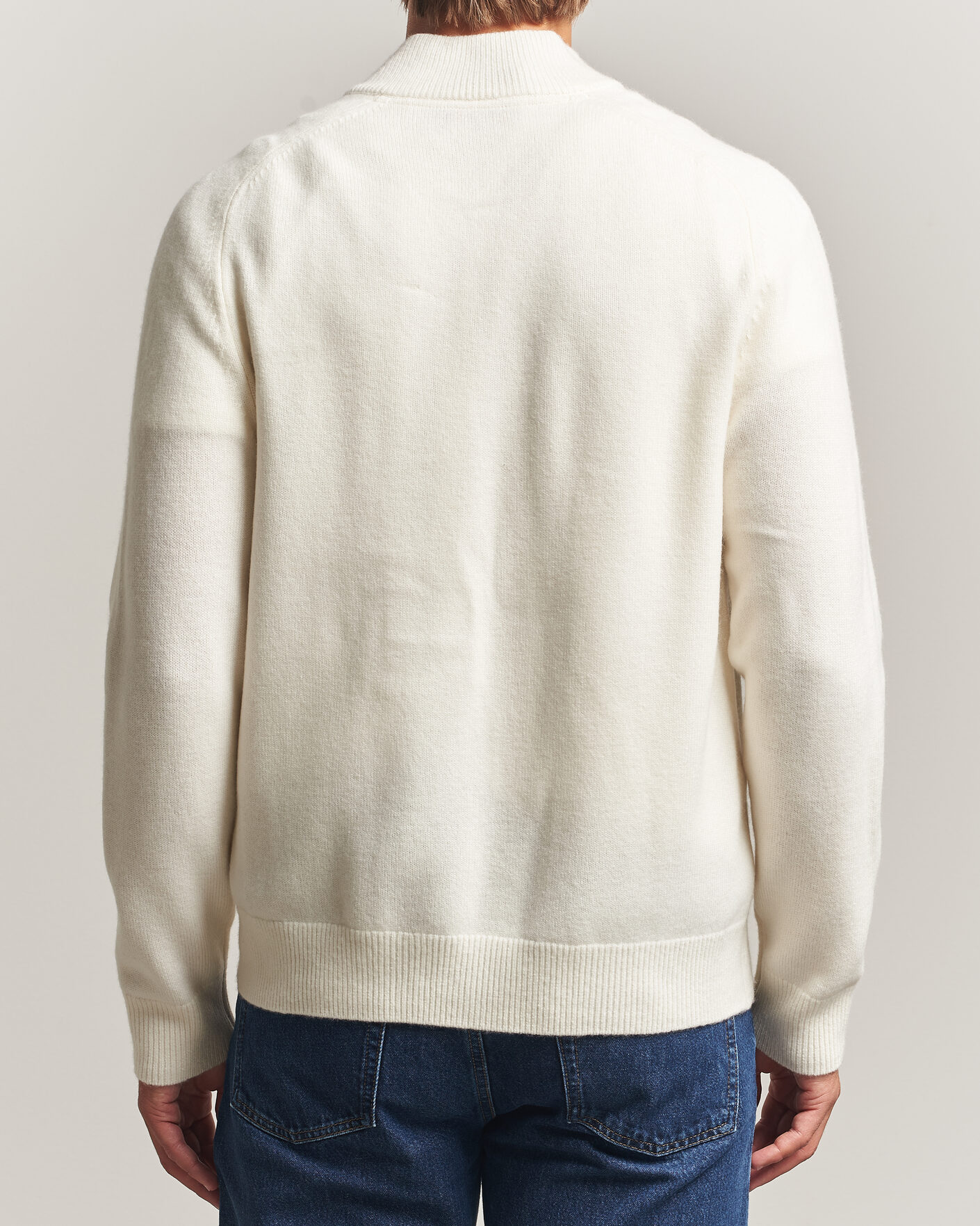 Herren | Pullover | Morris | Hertford Zip Cardigan Off White