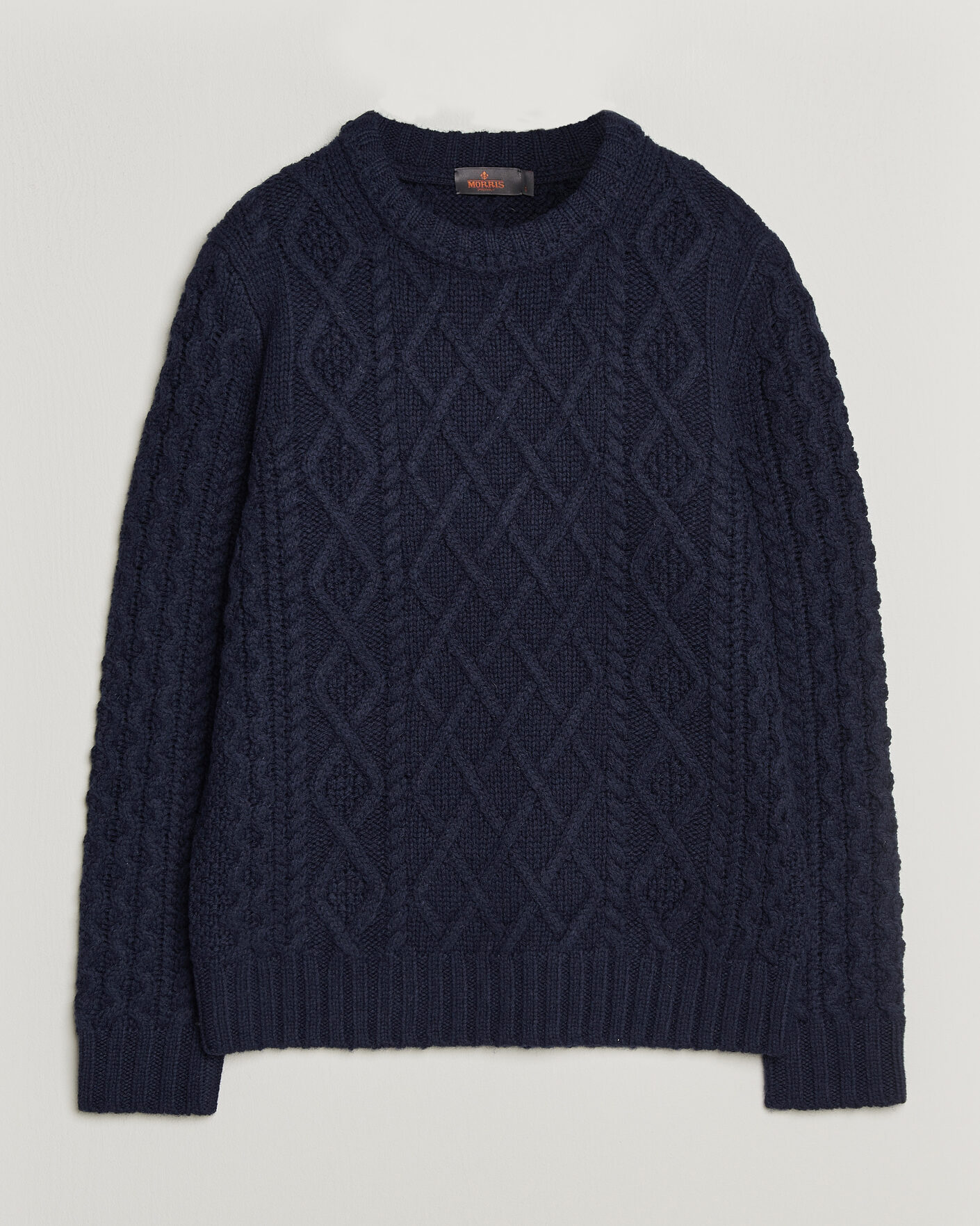 Herren | Pullover | Morris | Ramsey Cable Sweater Navy