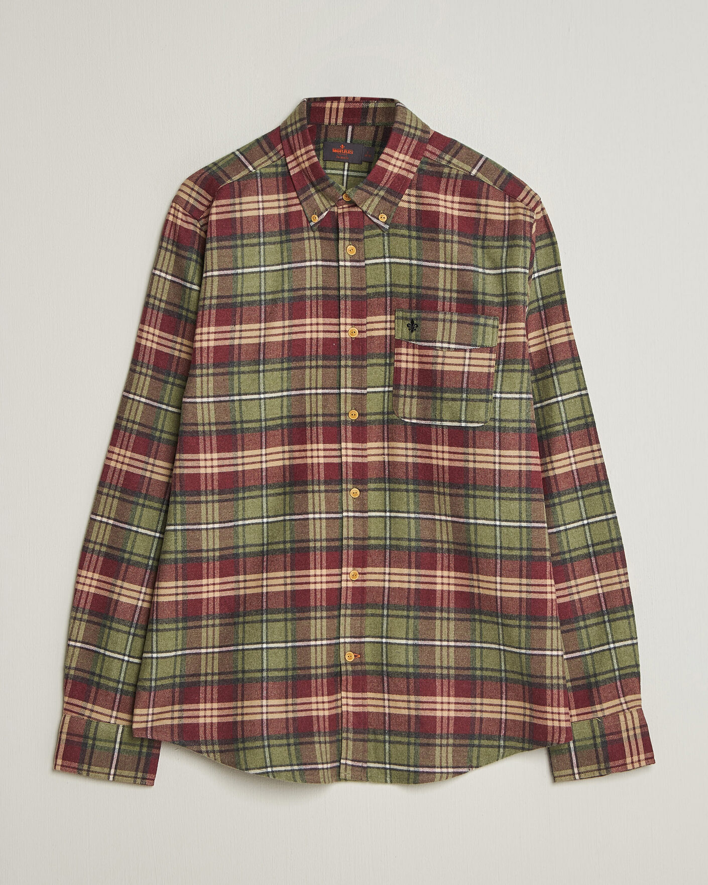 Herren | Hemden | Morris | Flanell Big Check Shirt Green