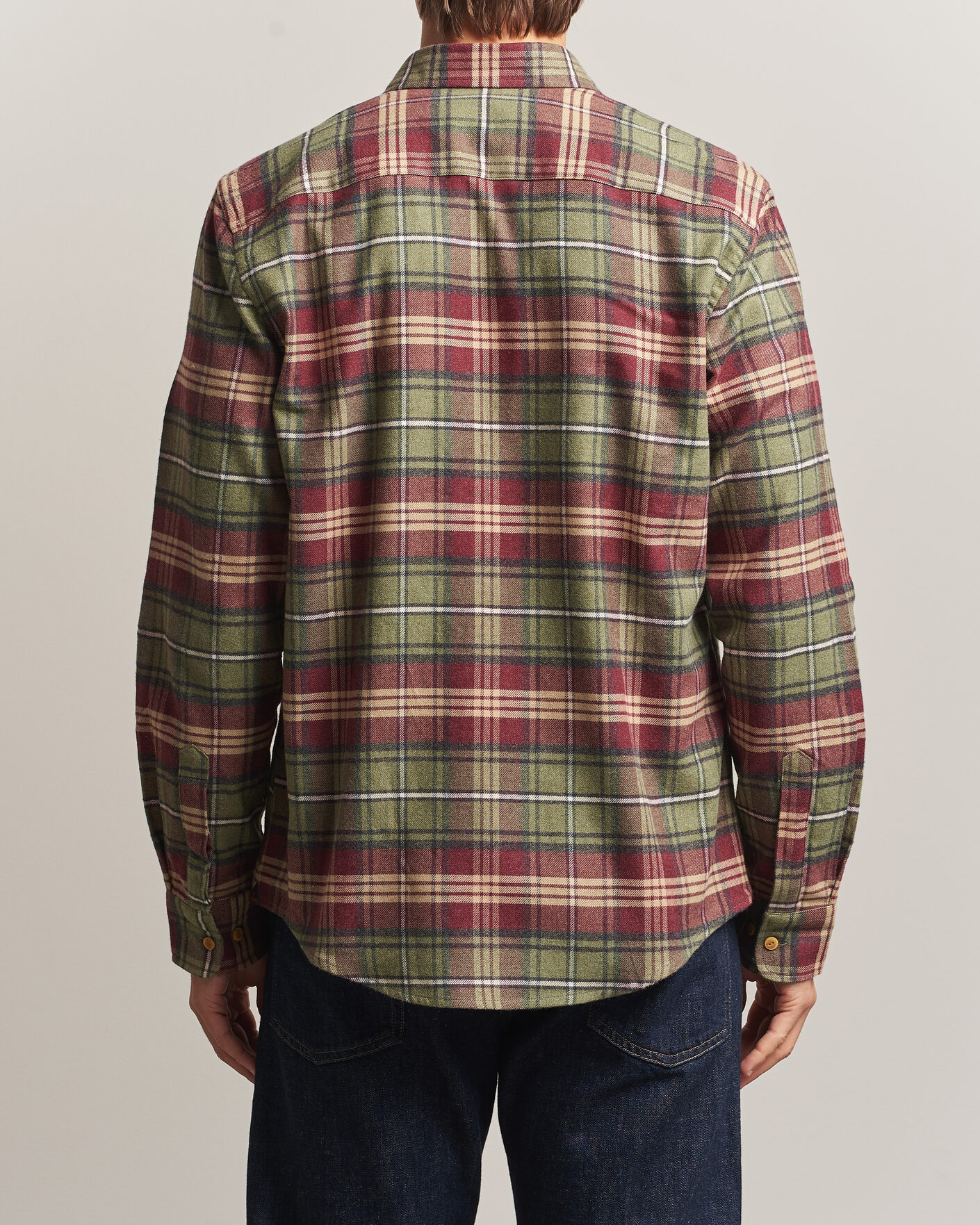 Herren | Hemden | Morris | Flanell Big Check Shirt Green