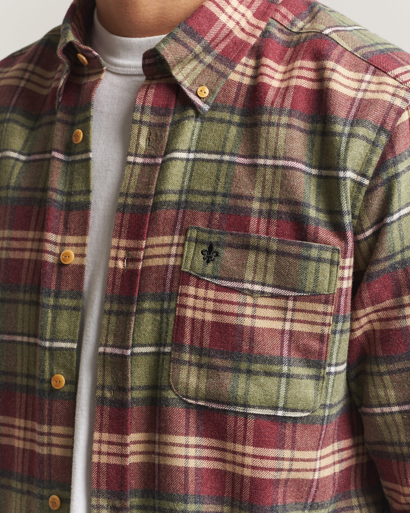 Herren | Hemden | Morris | Flanell Big Check Shirt Green