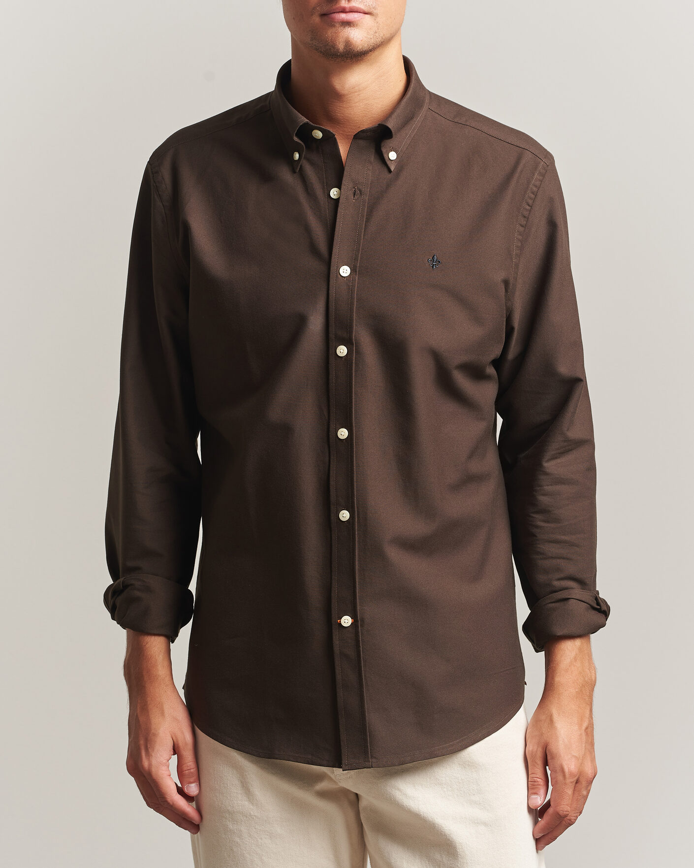 Herren | Hemden | Morris | Douglas Oxford Shirt Brown