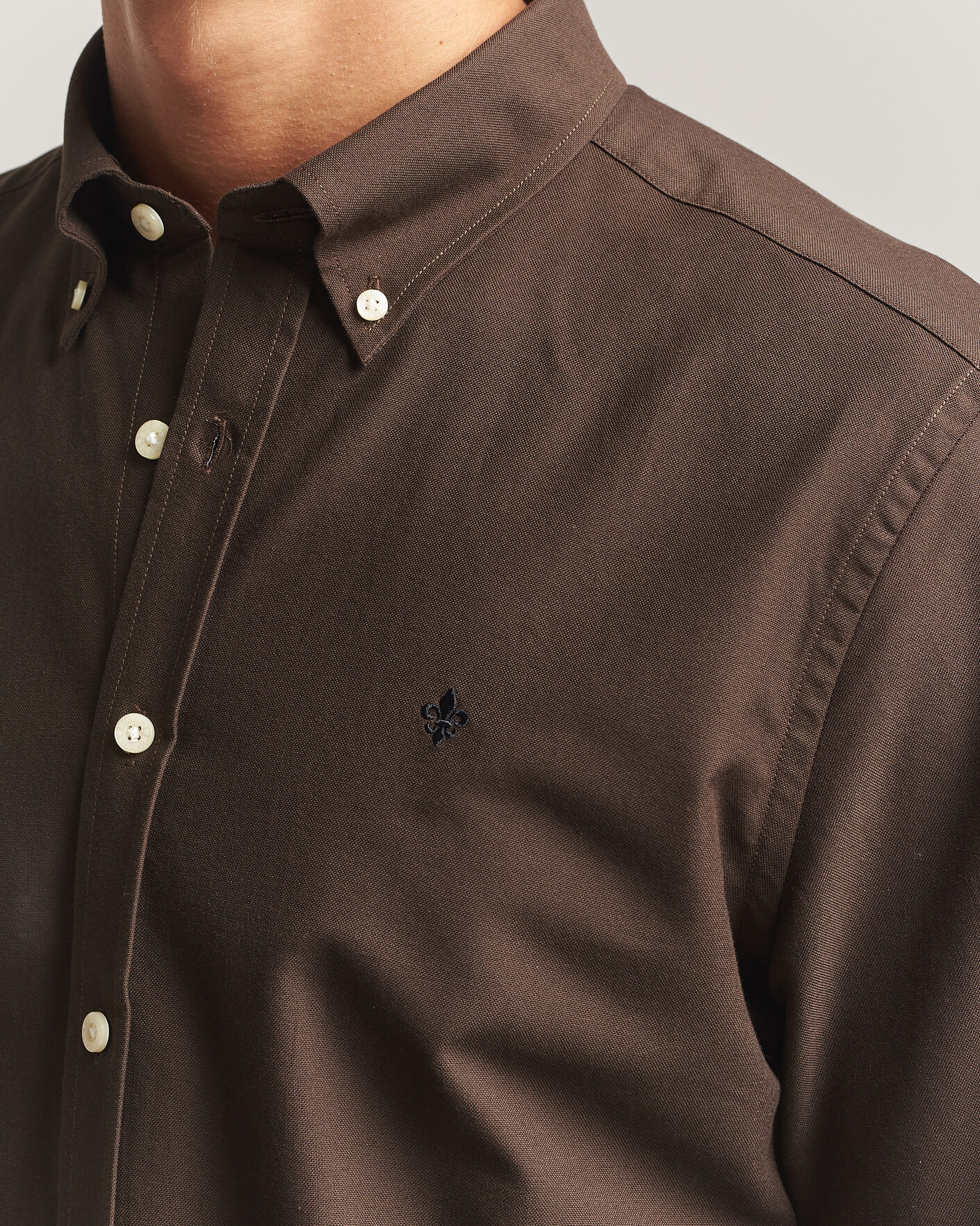 Herren | Hemden | Morris | Douglas Oxford Shirt Brown