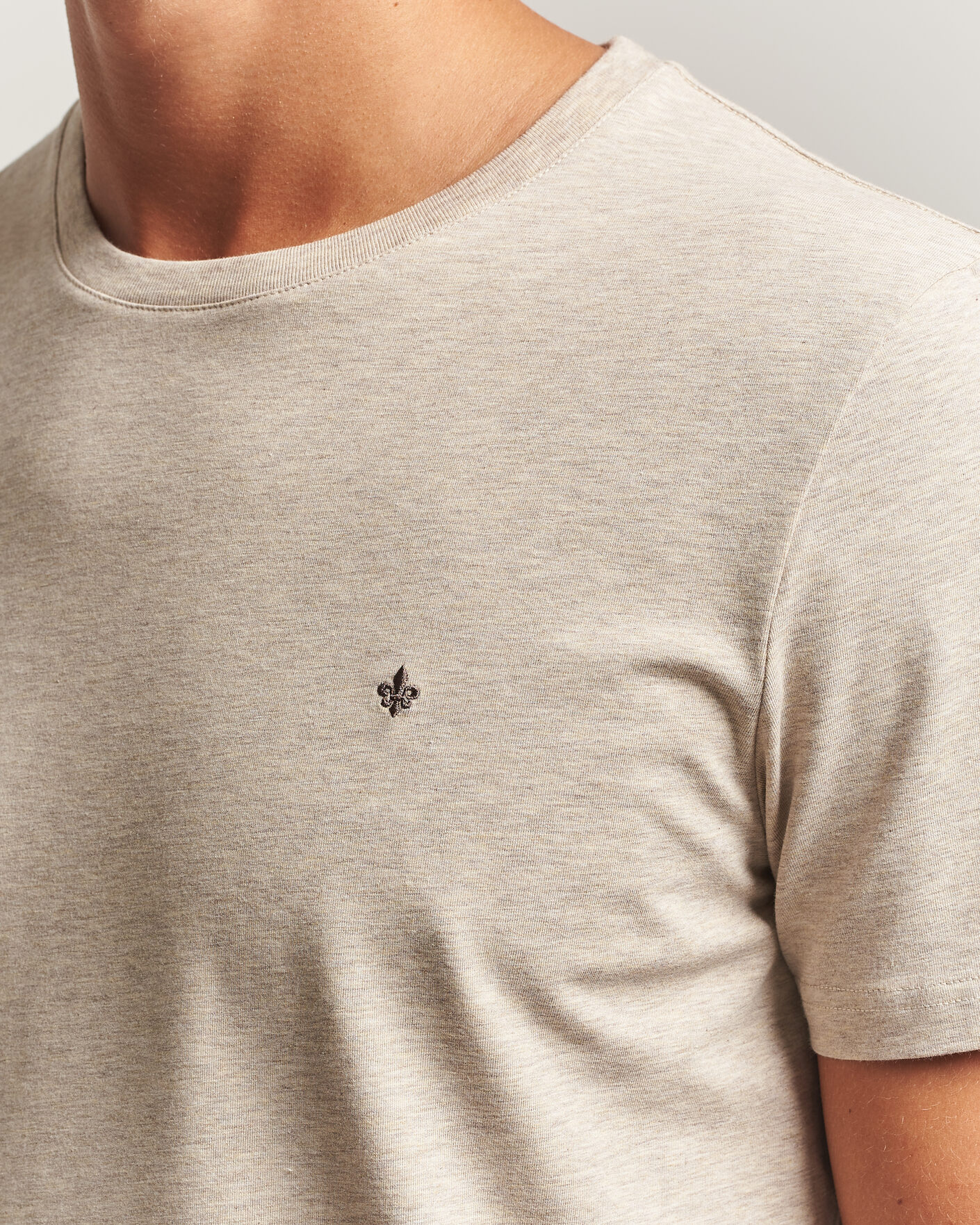 Herren | T-Shirts | Morris | James Crew Neck T-Shirt Khaki