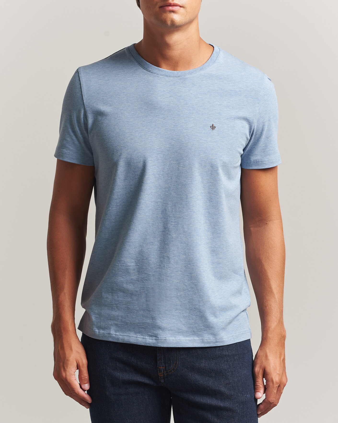Herren | T-Shirts | Morris | James Crew Neck T-Shirt Blue