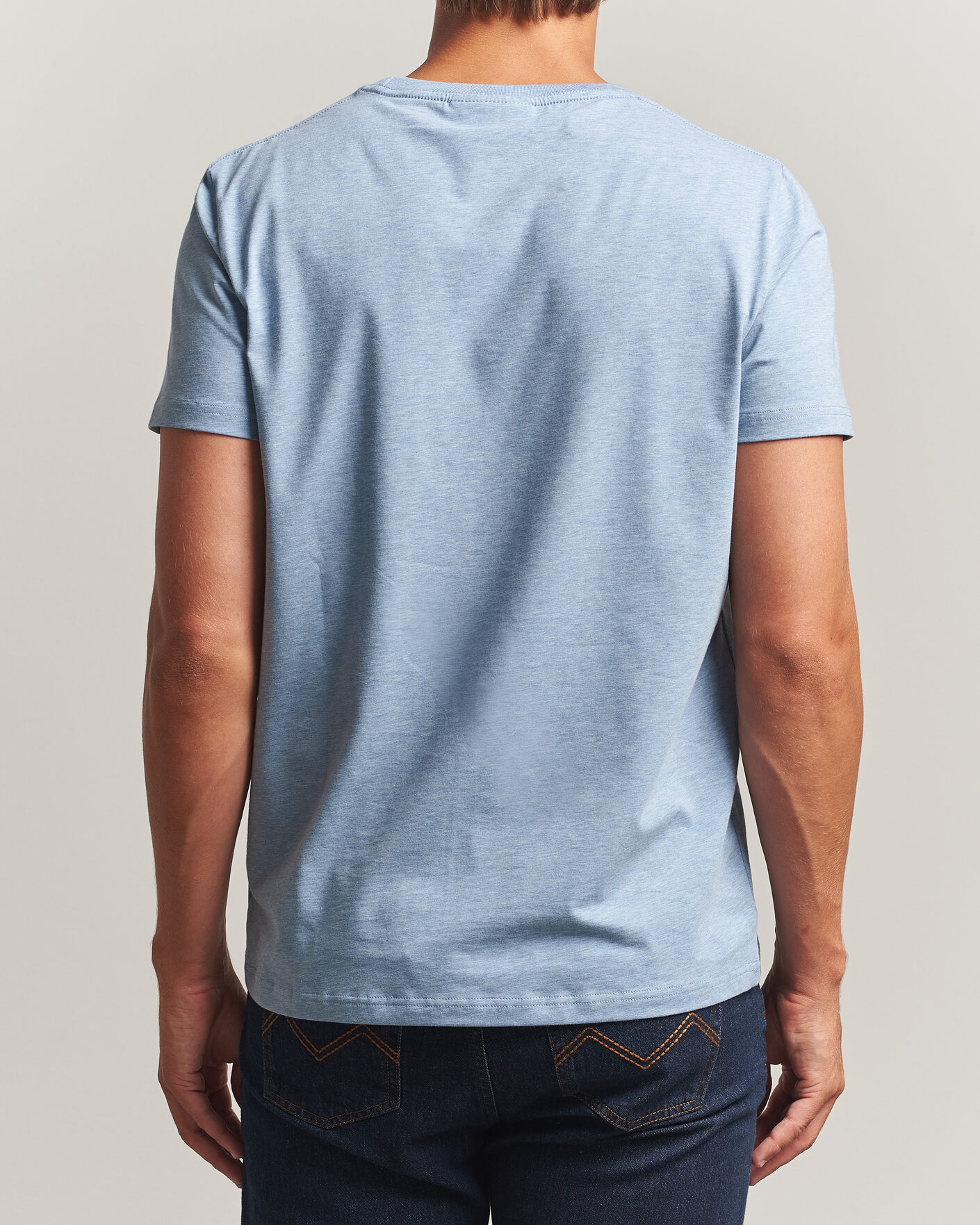 Herren | T-Shirts | Morris | James Crew Neck T-Shirt Blue