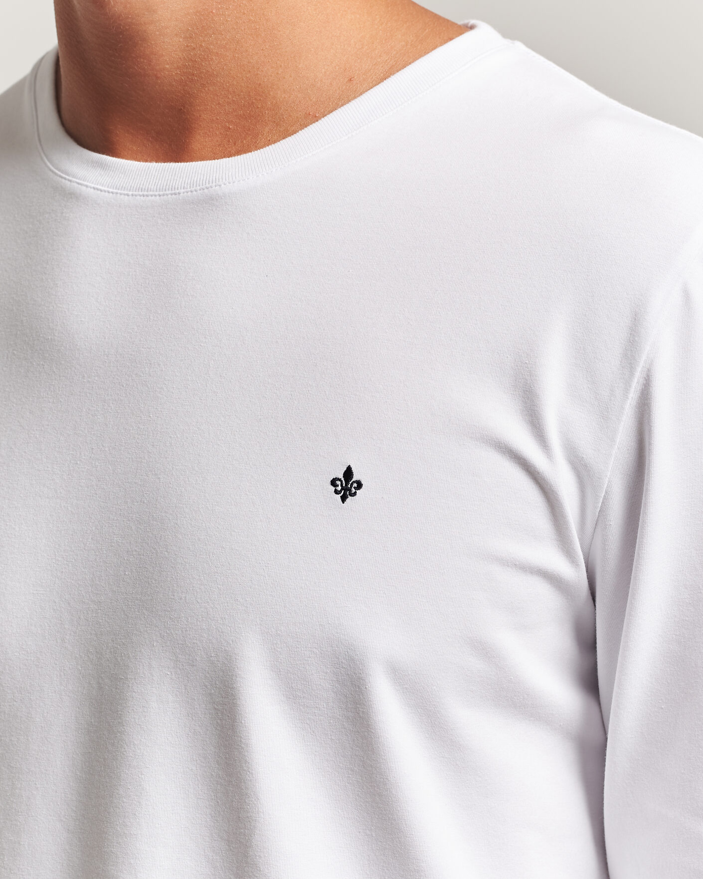 Herren | T-Shirts | Morris | James Long Sleeve T-Shirt White