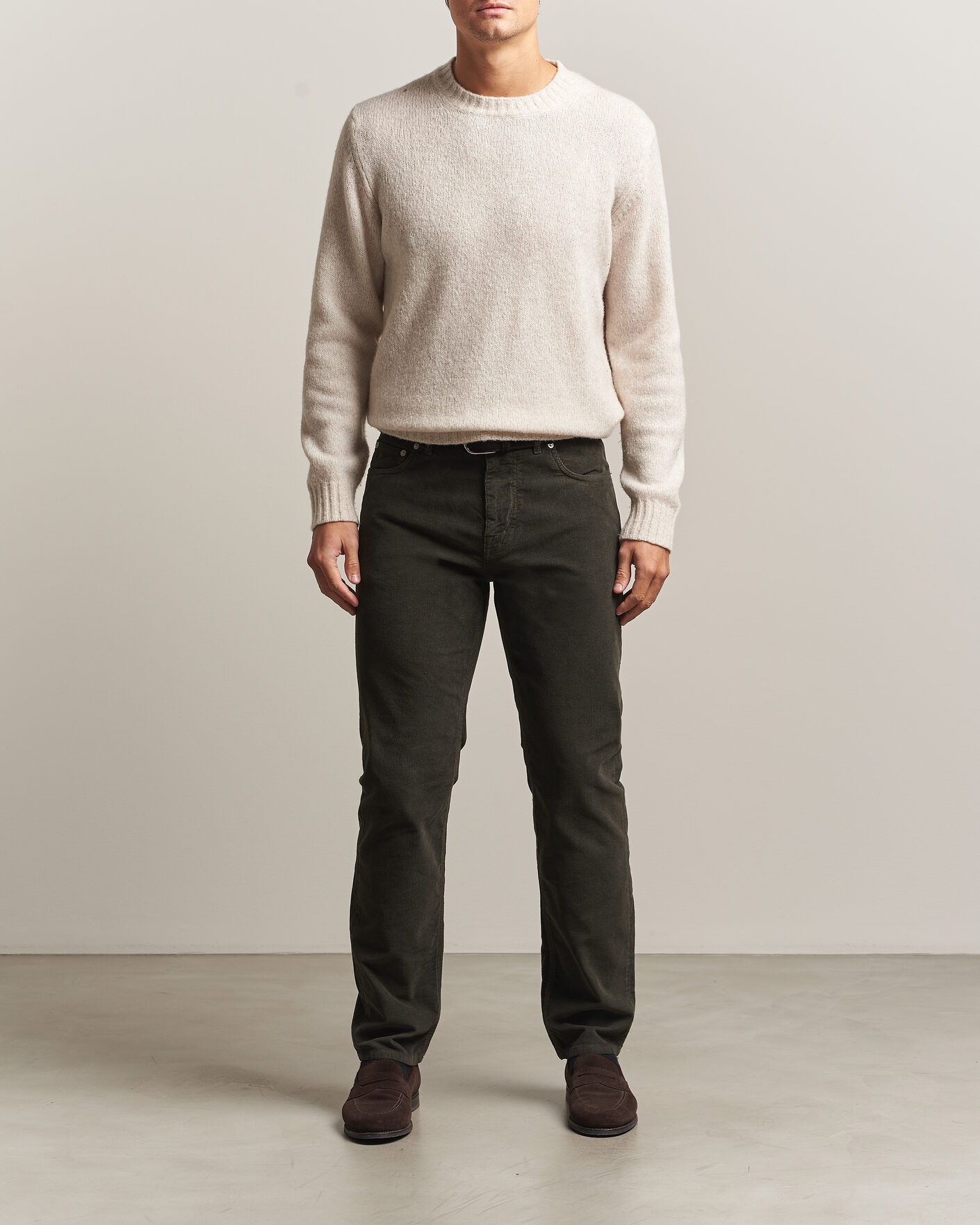 Herren | Hosen | Morris | James Cord 5-Pocket Pants Olive